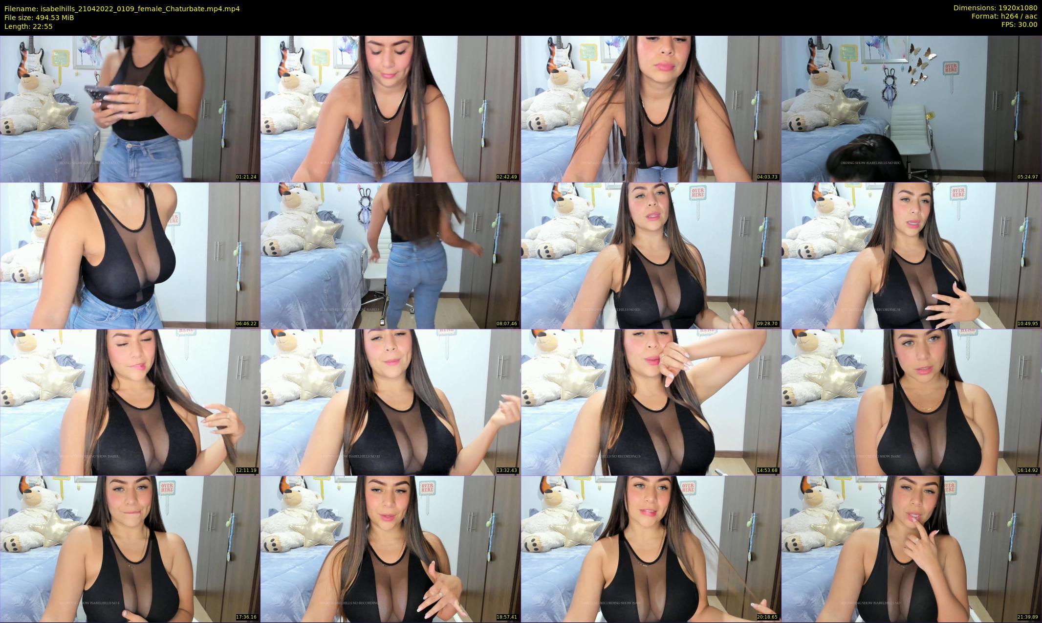 isabelhills — 23 minute Chaturbate female cam show recording, 1080p, Apr 21, 2022