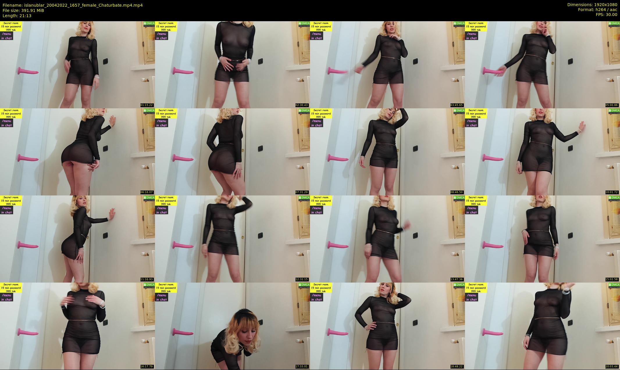 islanublar — 22 minute Chaturbate female cam show recording, 1080p, Apr 20, 2022