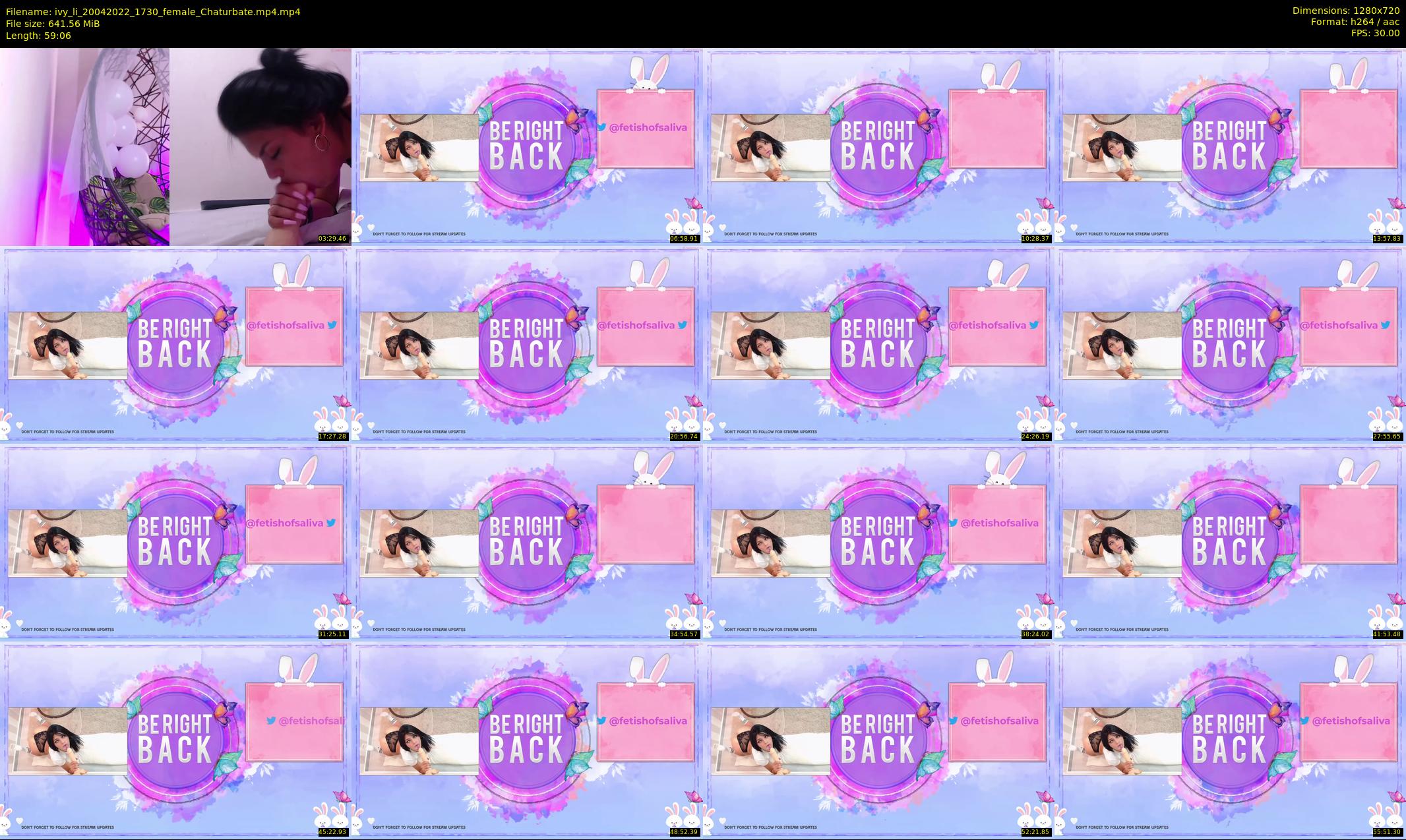 ivy_li — 60 minute Chaturbate female cam show recording, 720p, Apr 20, 2022