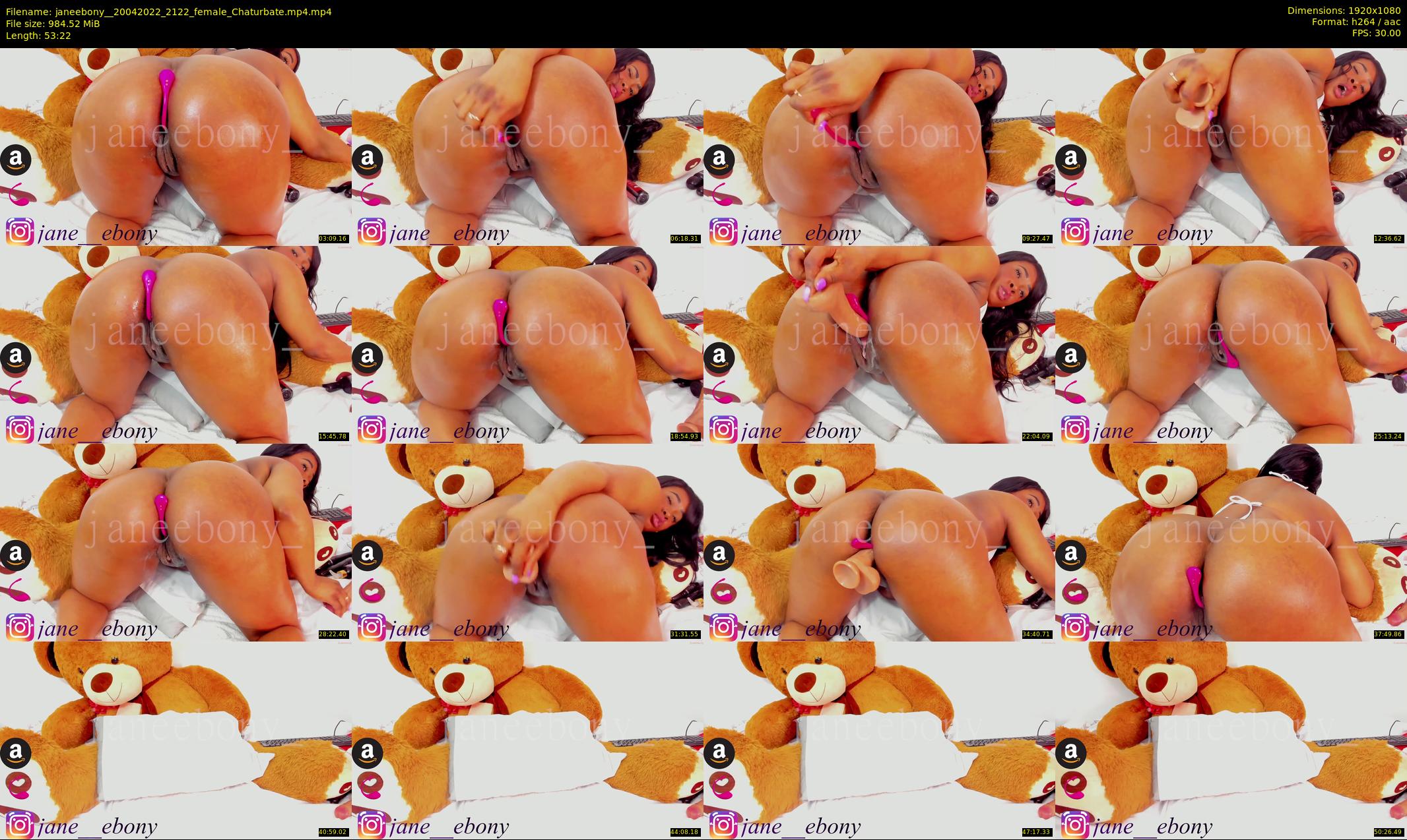 janeebony_ — 54 minute Chaturbate female cam show recording, 1080p, Apr 20, 2022
