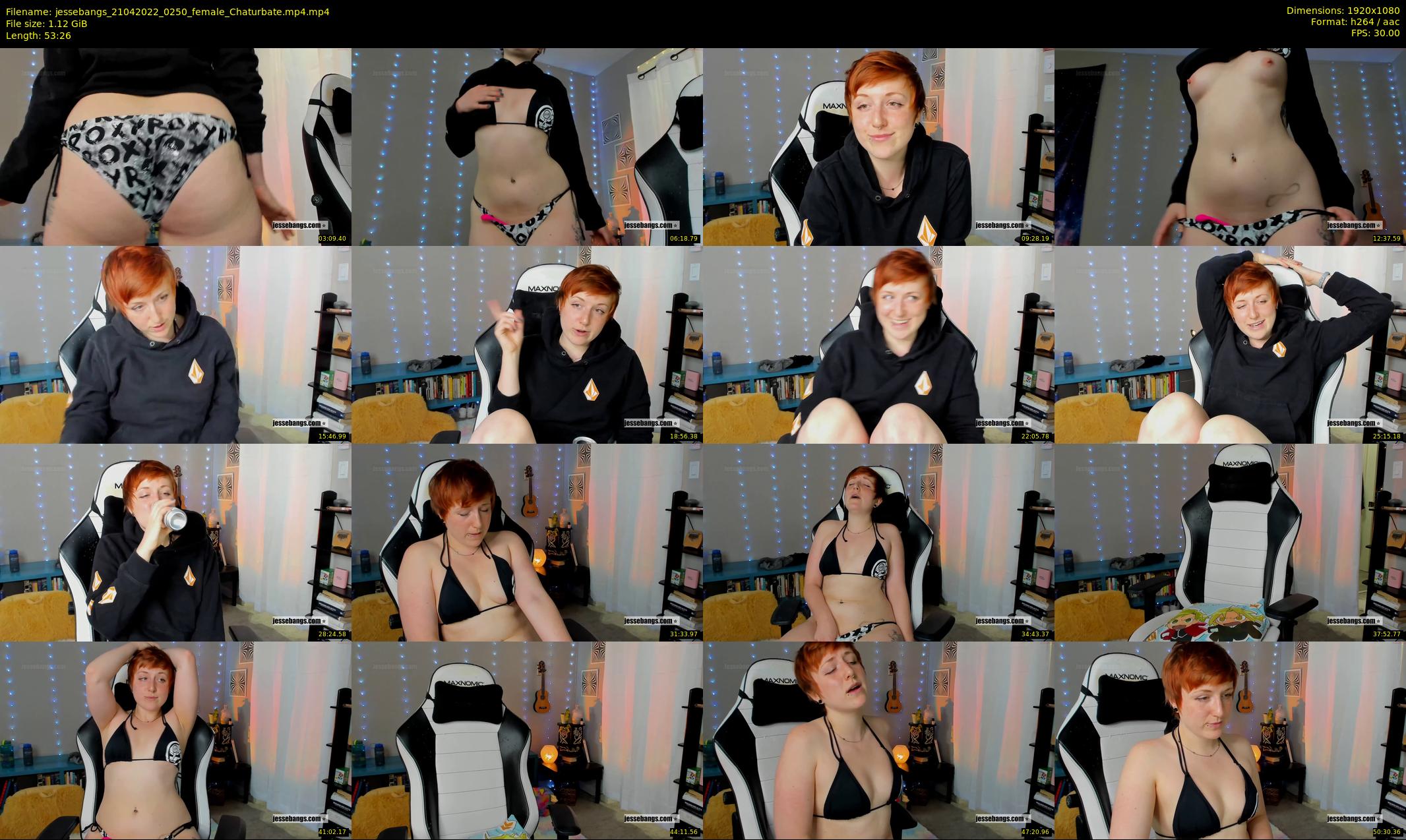jessebangs — 54 minute Chaturbate female cam show recording, 1080p, Apr 21, 2022