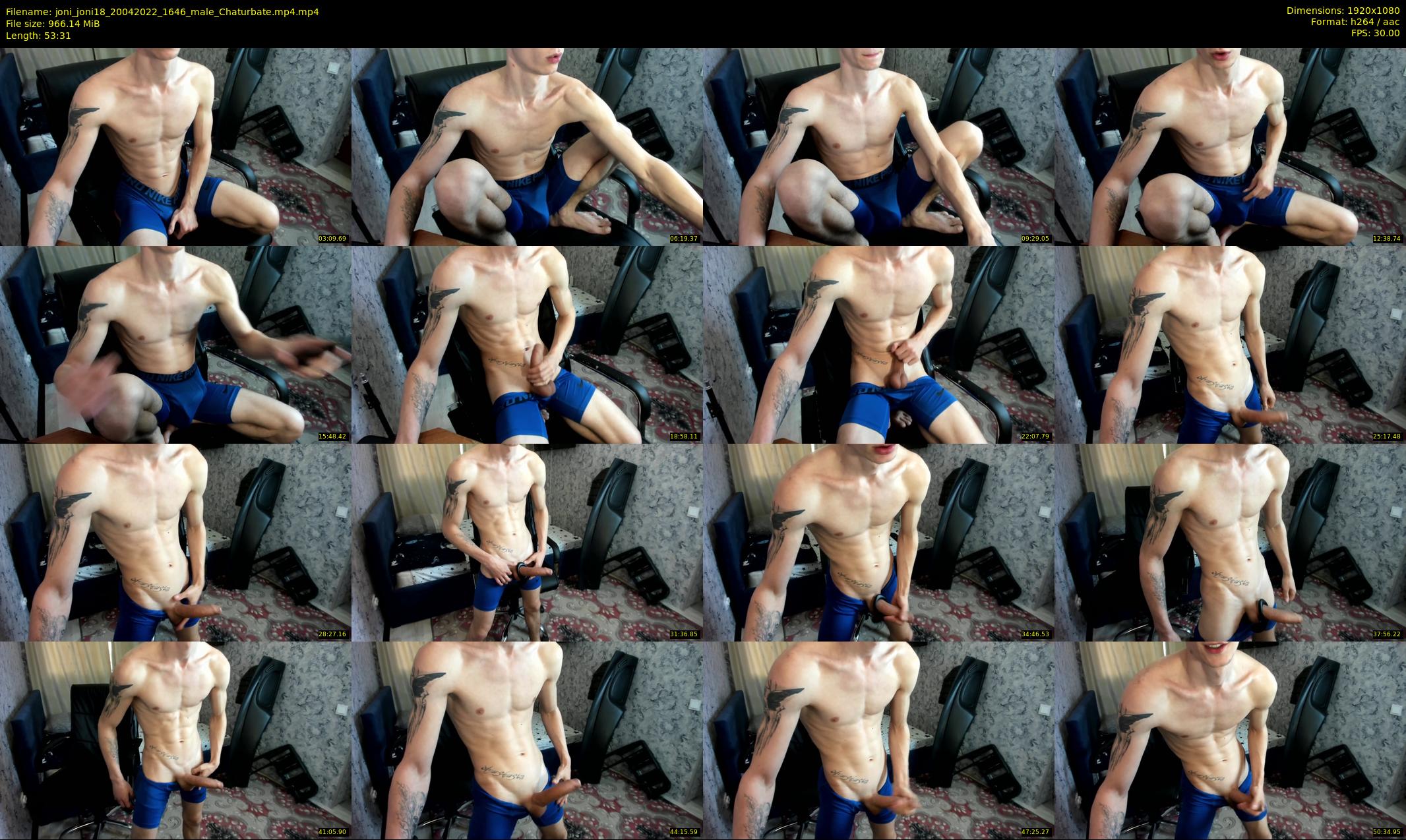 joni_joni18 — 54 minute Chaturbate male cam show recording, 1080p, Apr 20, 2022