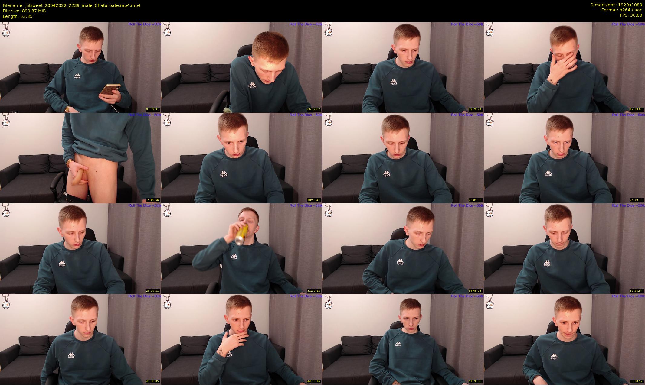julsweet — 54 minute Chaturbate male cam show recording, 1080p, Apr 20, 2022