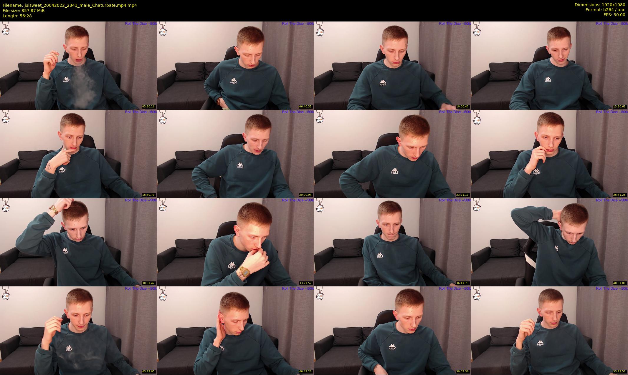 julsweet — 57 minute Chaturbate male cam show recording, 1080p, Apr 20, 2022