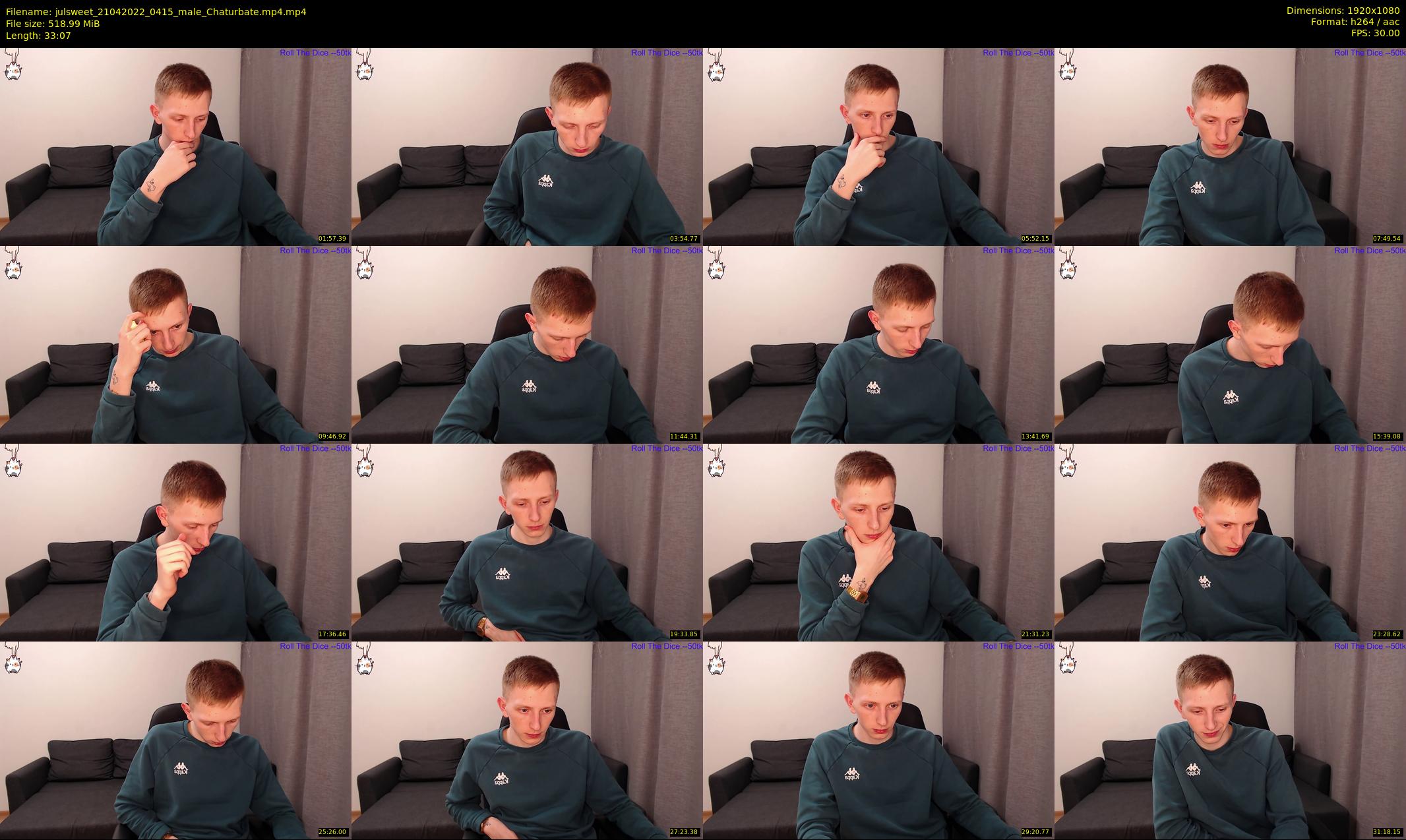 julsweet — 34 minute Chaturbate male cam show recording, 1080p, Apr 21, 2022