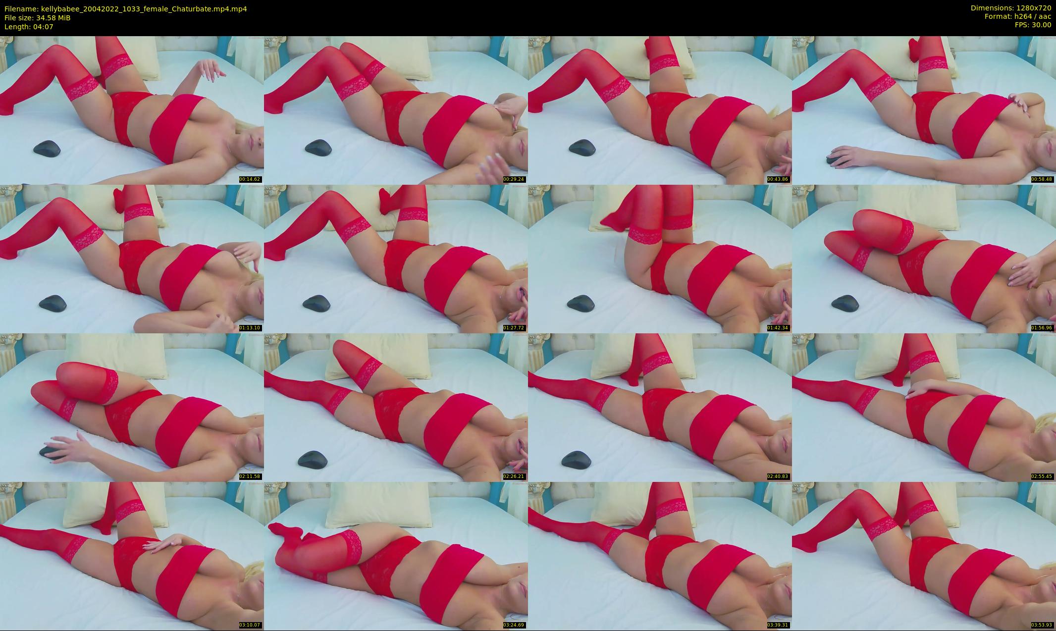 kellybabee — 5 minute Chaturbate female cam show recording, 720p, Apr 20, 2022
