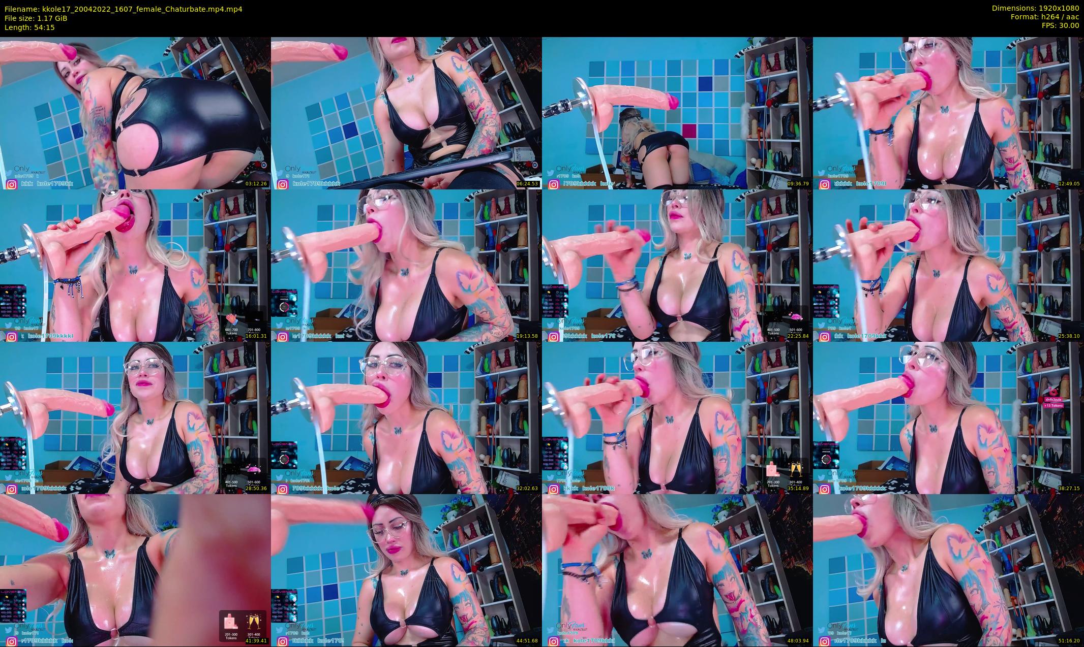 kkole17 — 55 minute Chaturbate female cam show recording, 1080p, Apr 20, 2022