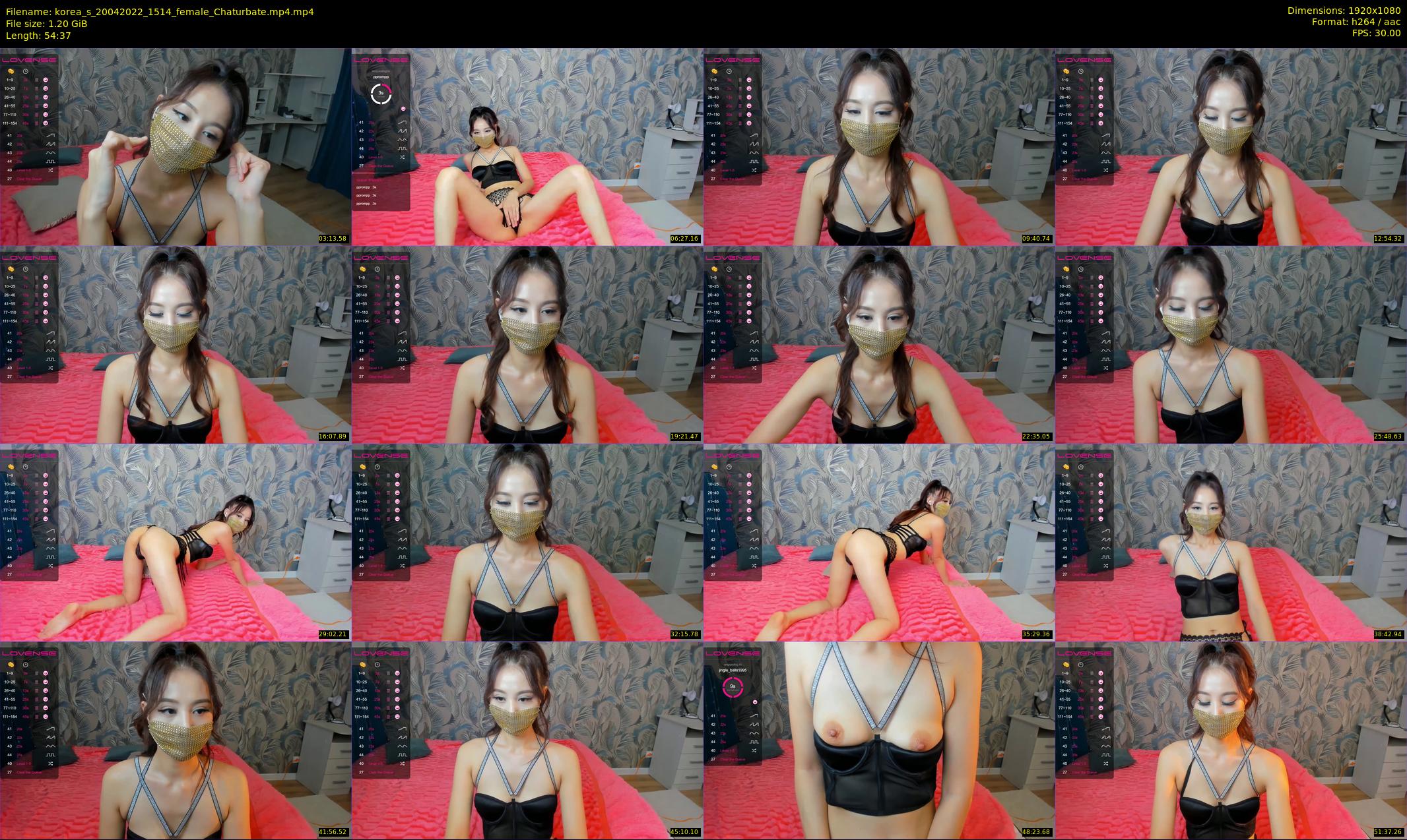 korea_s — 55 minute Chaturbate female cam show recording, 1080p, Apr 20, 2022