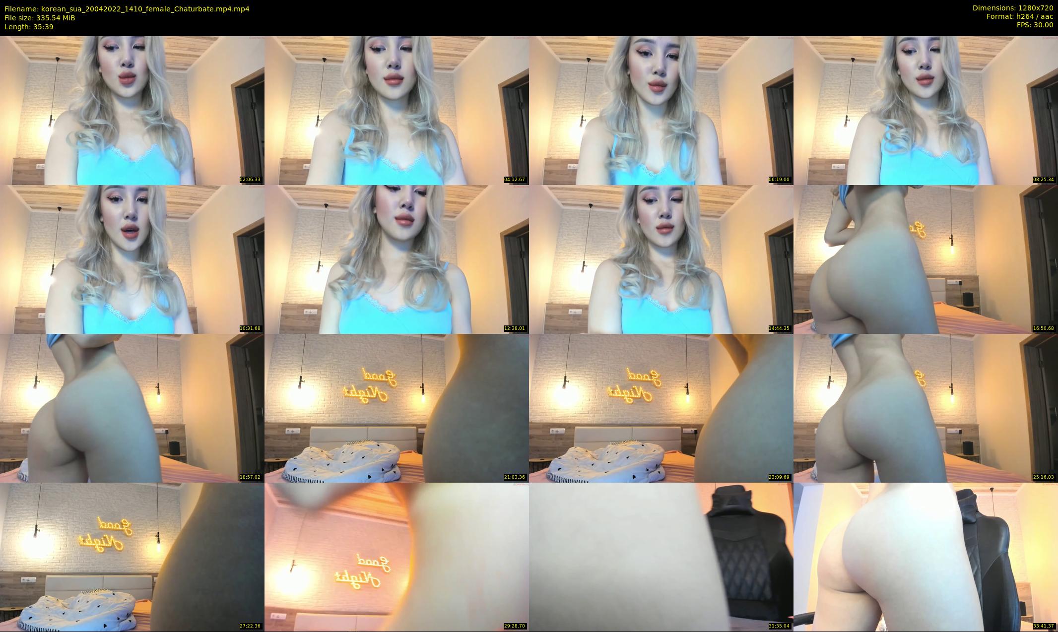 korean_sua — 36 minute Chaturbate female cam show recording, 720p, Apr 20, 2022