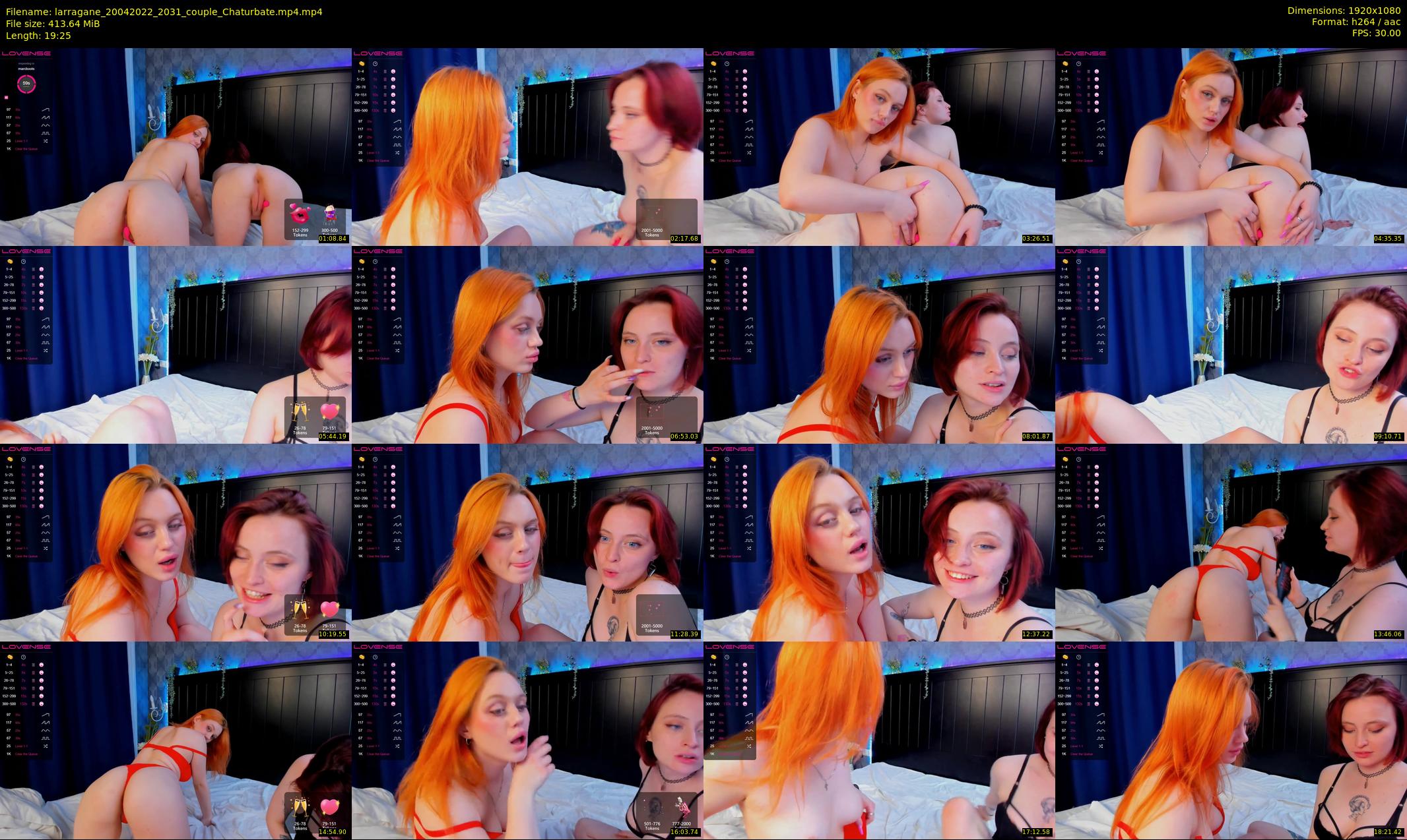 larragane — 20 minute Chaturbate couple cam show recording, 1080p, Apr 20, 2022