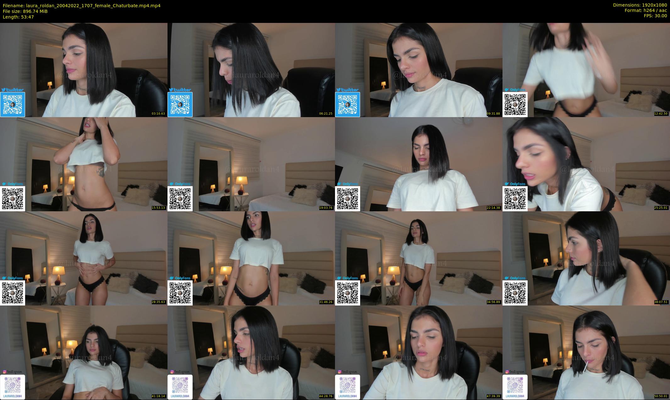 laura_roldan — 54 minute Chaturbate female cam show recording, 1080p, Apr 20, 2022