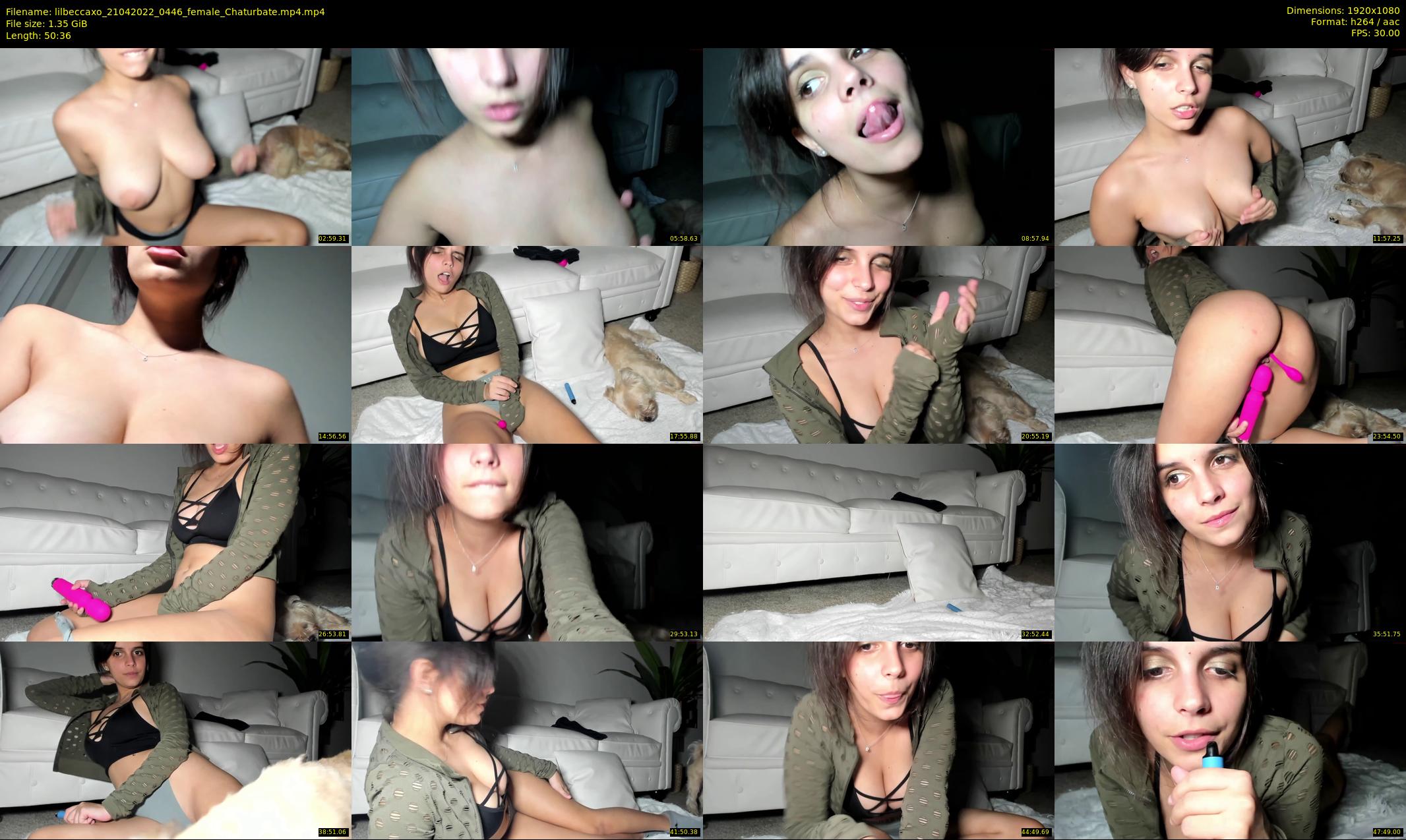 lilbeccaxo — 51 minute Chaturbate female cam show recording, 1080p, Apr 21, 2022