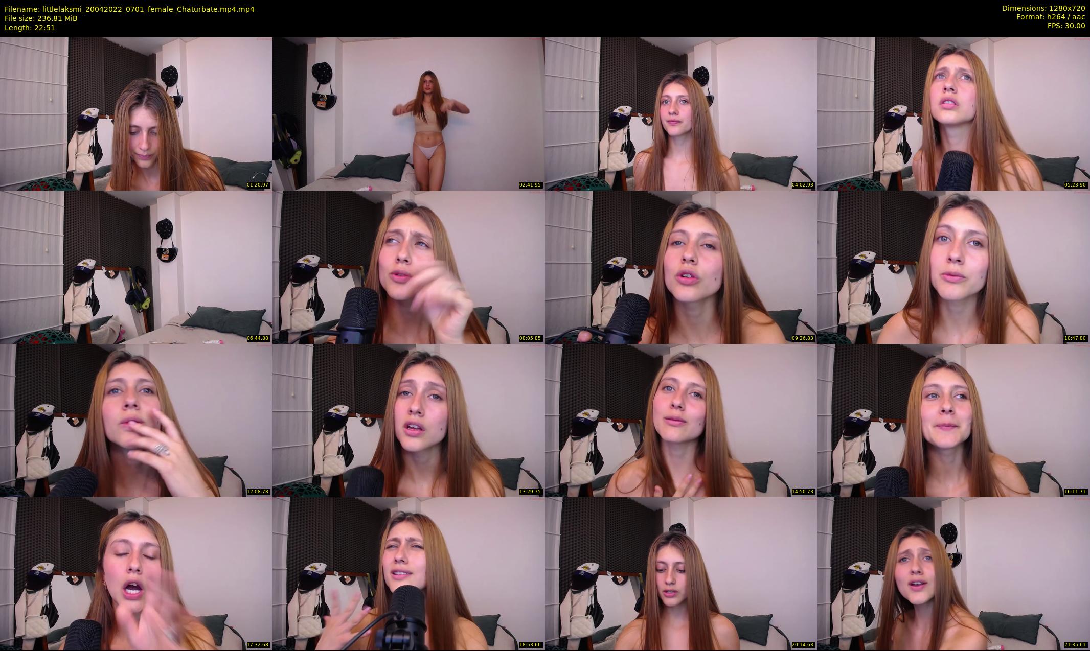 littlelaksmi — 23 minute Chaturbate female cam show recording, 720p, Apr 20, 2022