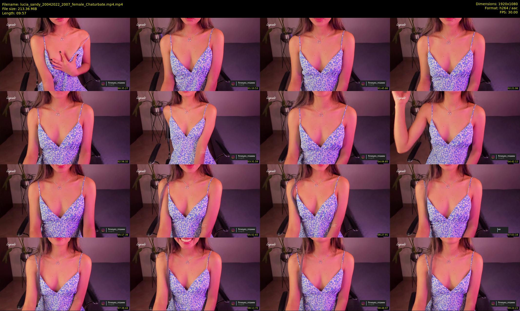 lucia_sandy — 10 minute Chaturbate female cam show recording, 1080p, Apr 20, 2022