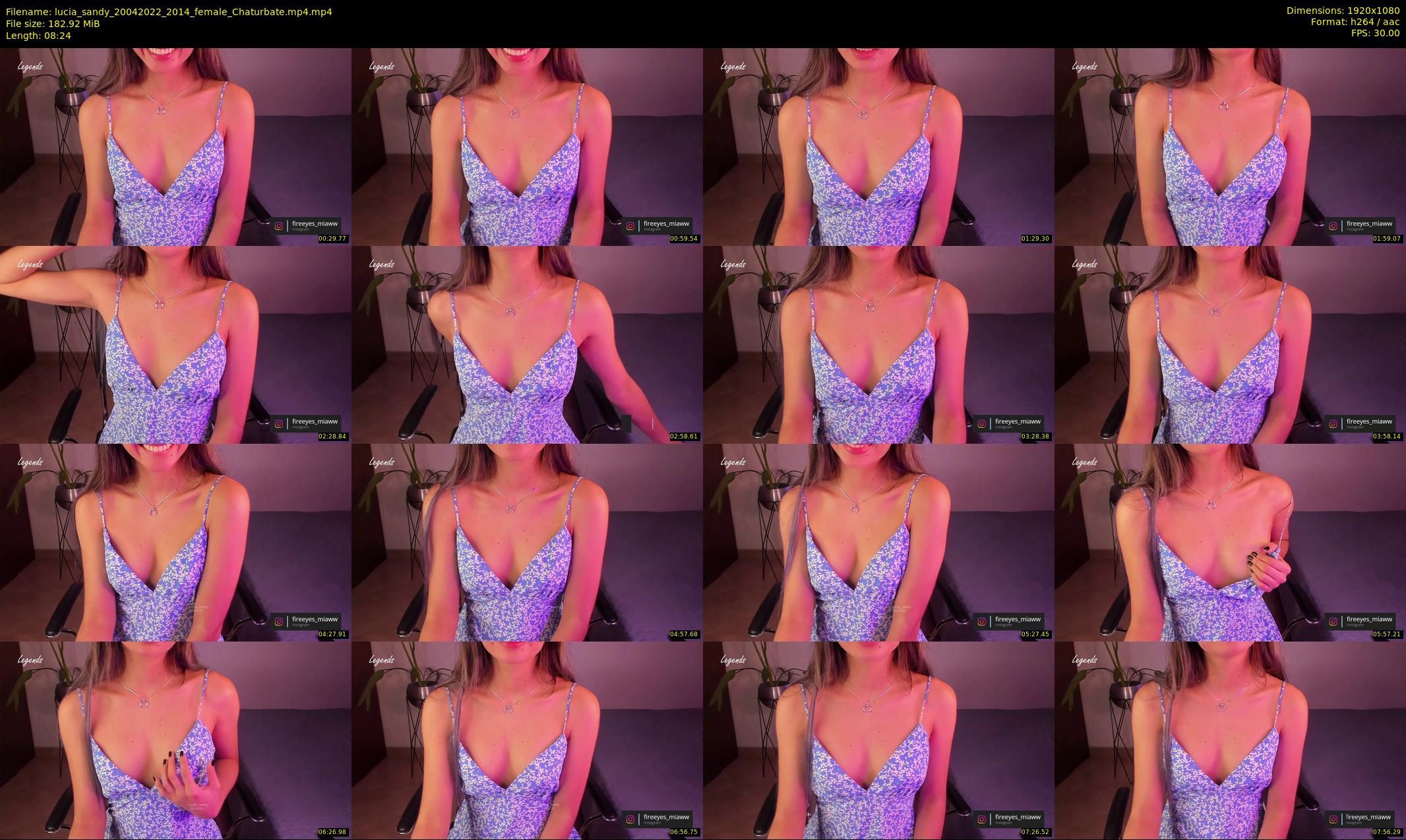 lucia_sandy — 9 minute Chaturbate female cam show recording, 1080p, Apr 20, 2022