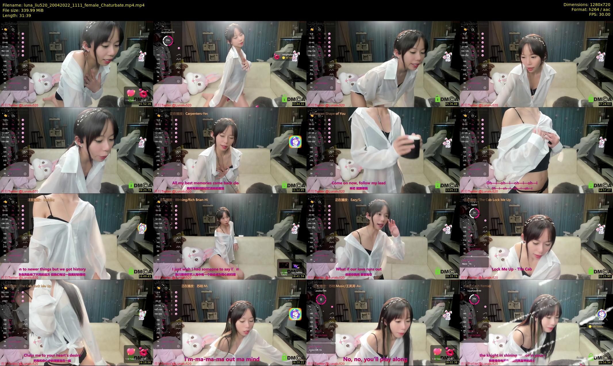 luna_liu520 — 32 minute Chaturbate female cam show recording, 720p, Apr 20, 2022