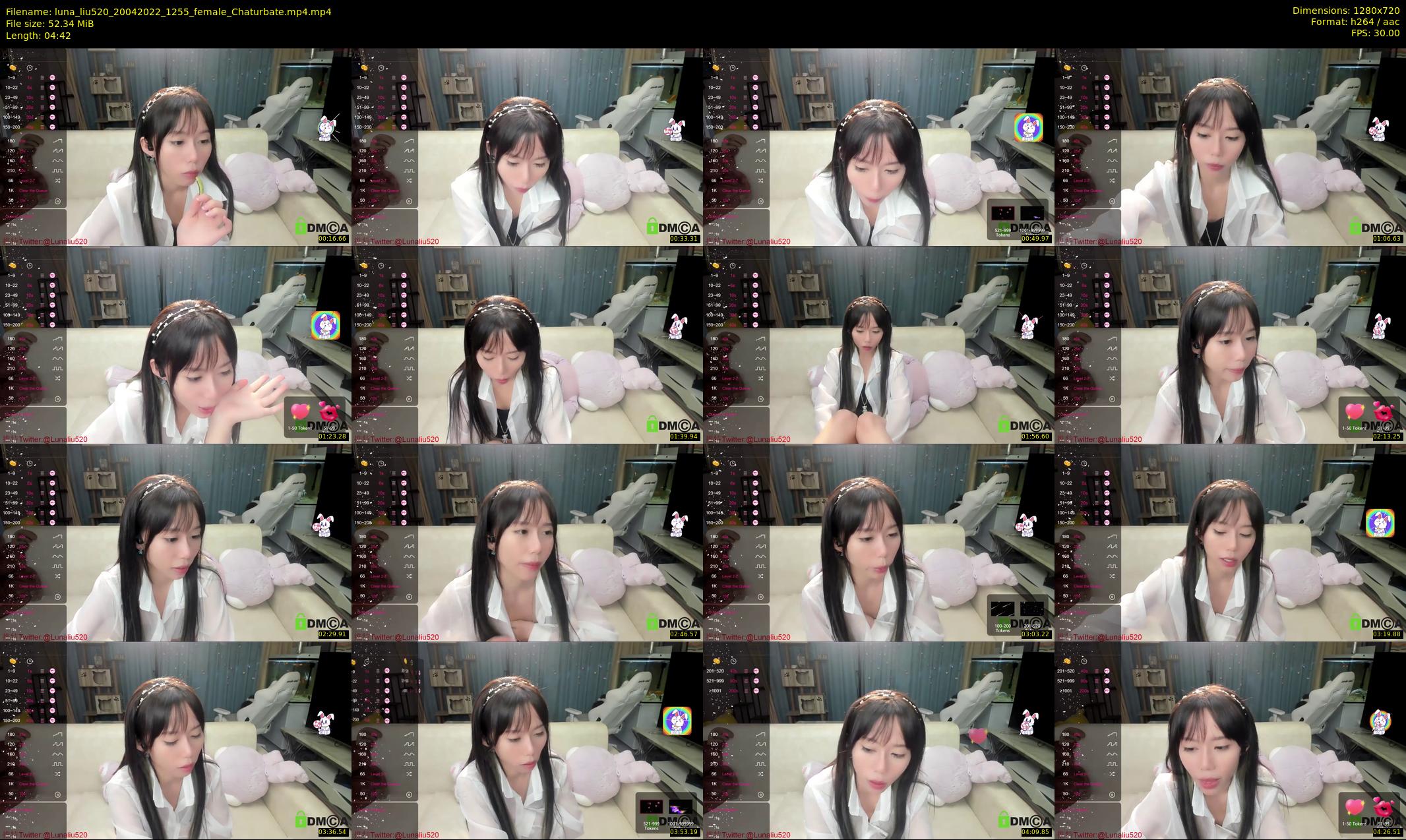 luna_liu520 — 5 minute Chaturbate female cam show recording, 720p, Apr 20, 2022