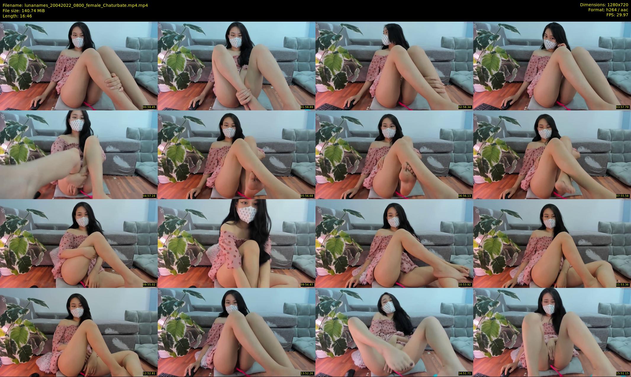 lunanames — 17 minute Chaturbate female cam show recording, 720p, Apr 20, 2022