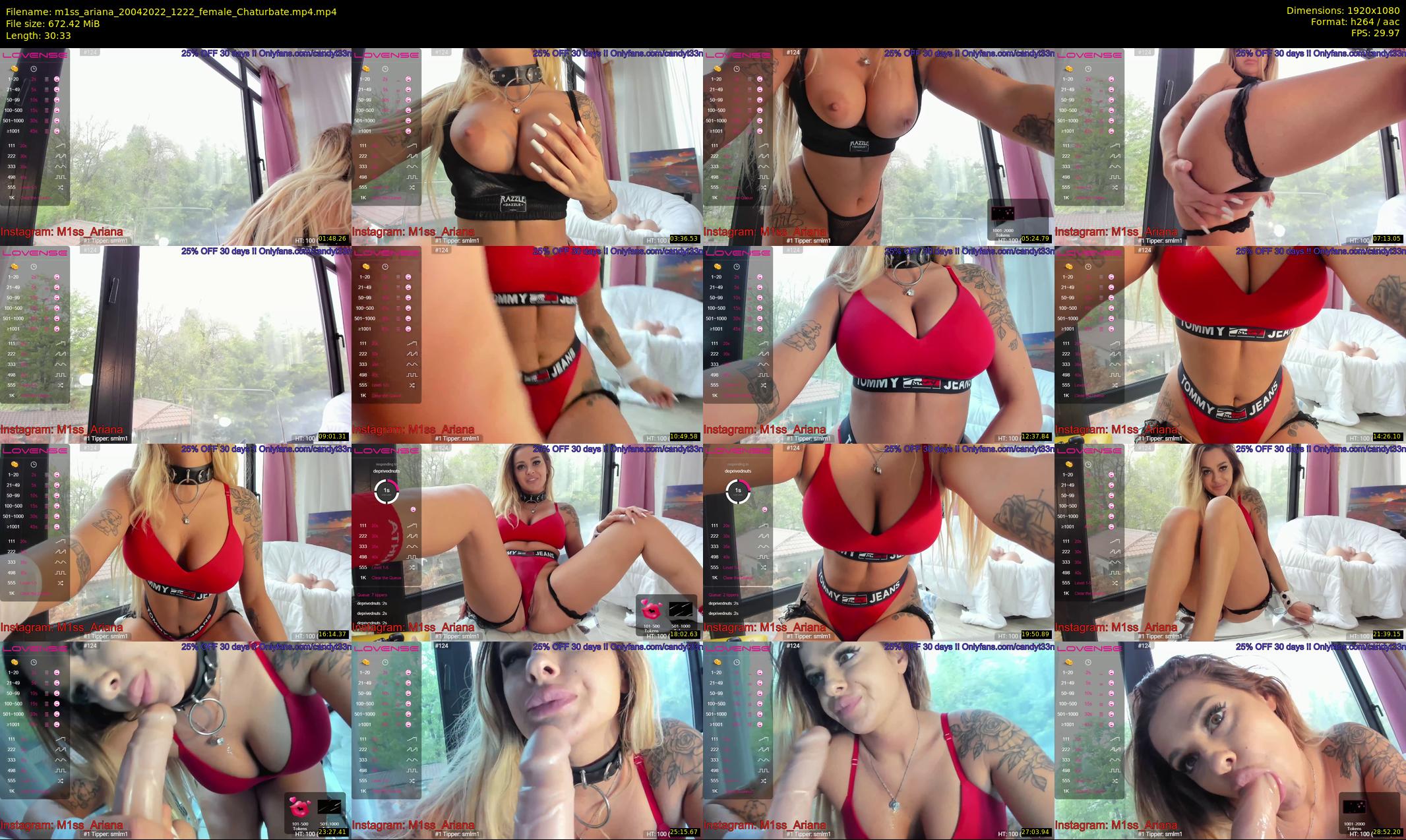 m1ss_ariana — 31 minute Chaturbate female cam show recording, 1080p, Apr 20, 2022