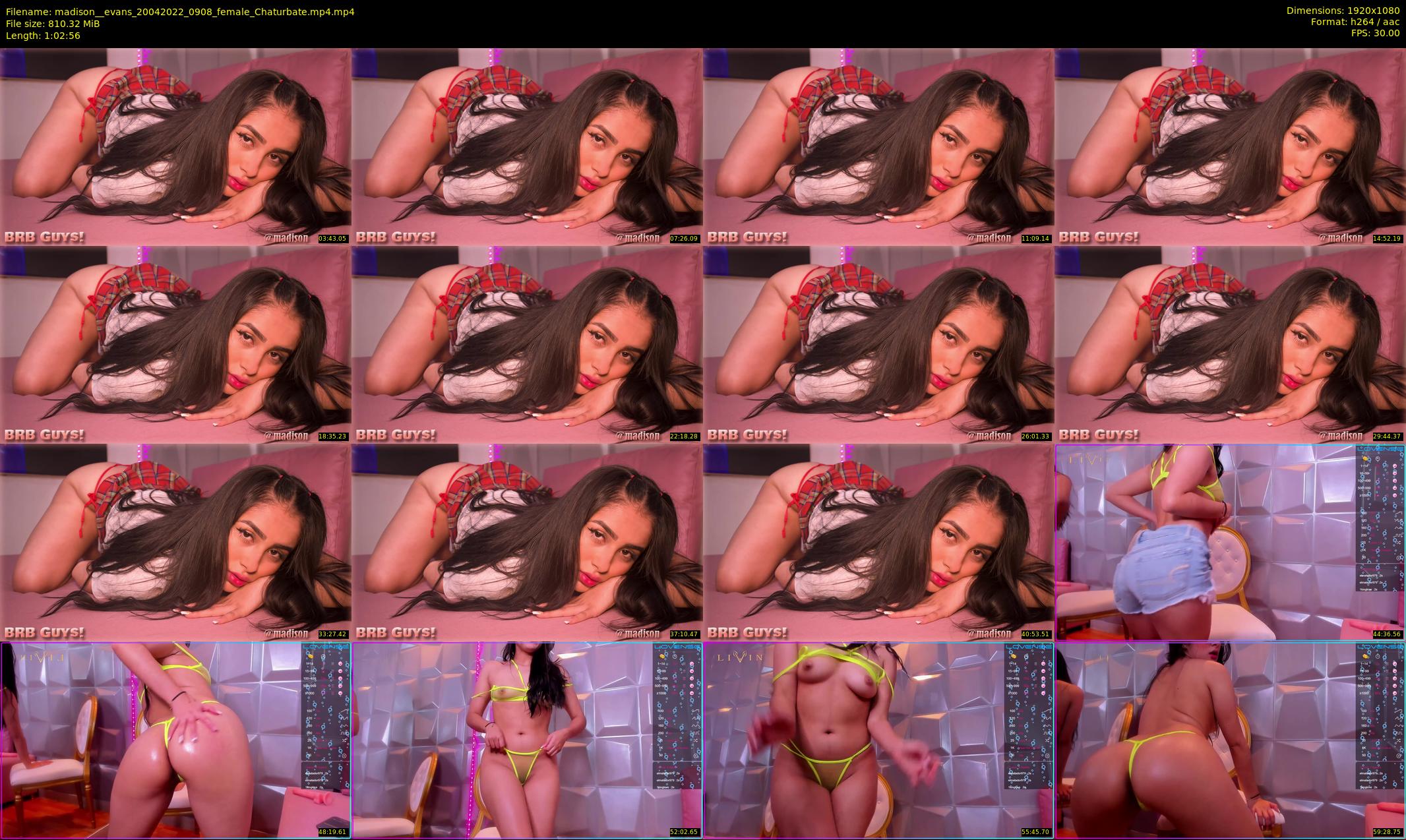 madison__evans — 63 minute Chaturbate female cam show recording, 1080p, Apr 20, 2022