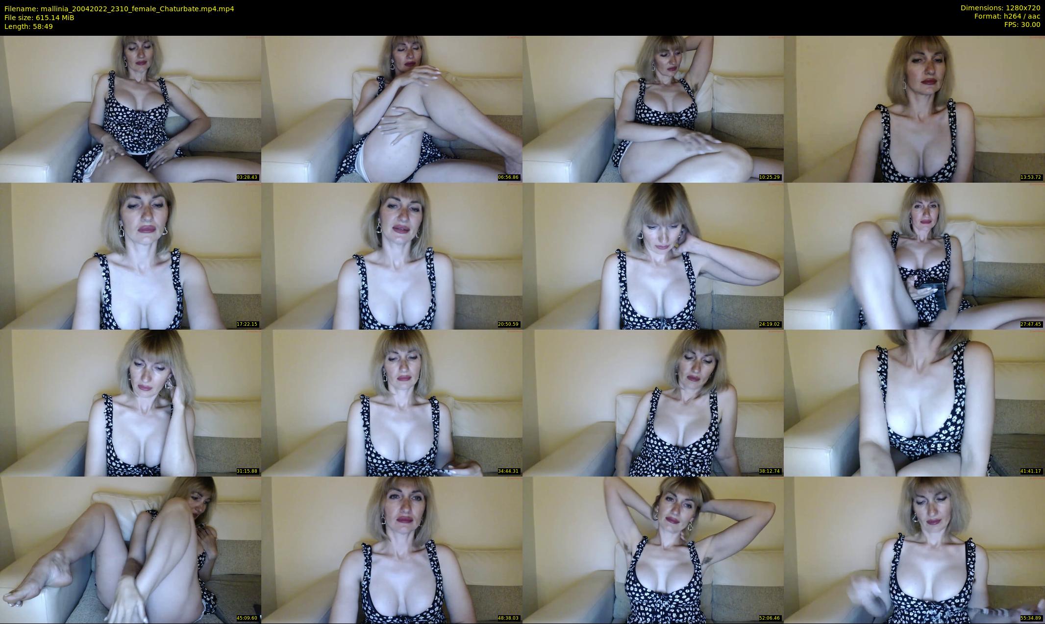 mallinia — 59 minute Chaturbate female cam show recording, 720p, Apr 20, 2022