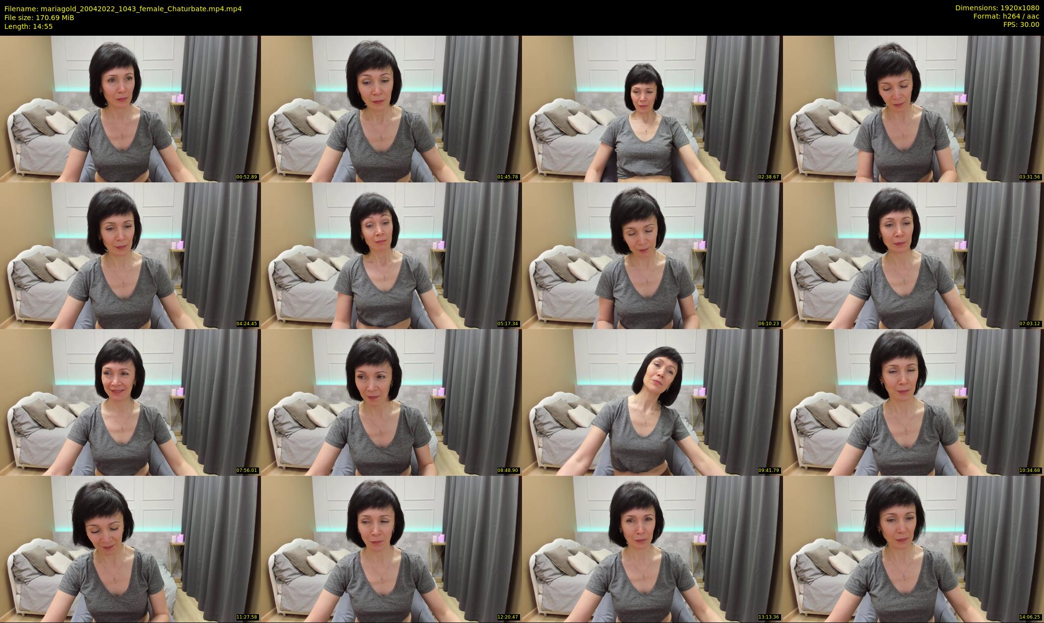 mariagold — 15 minute Chaturbate female cam show recording, 1080p, Apr 20, 2022