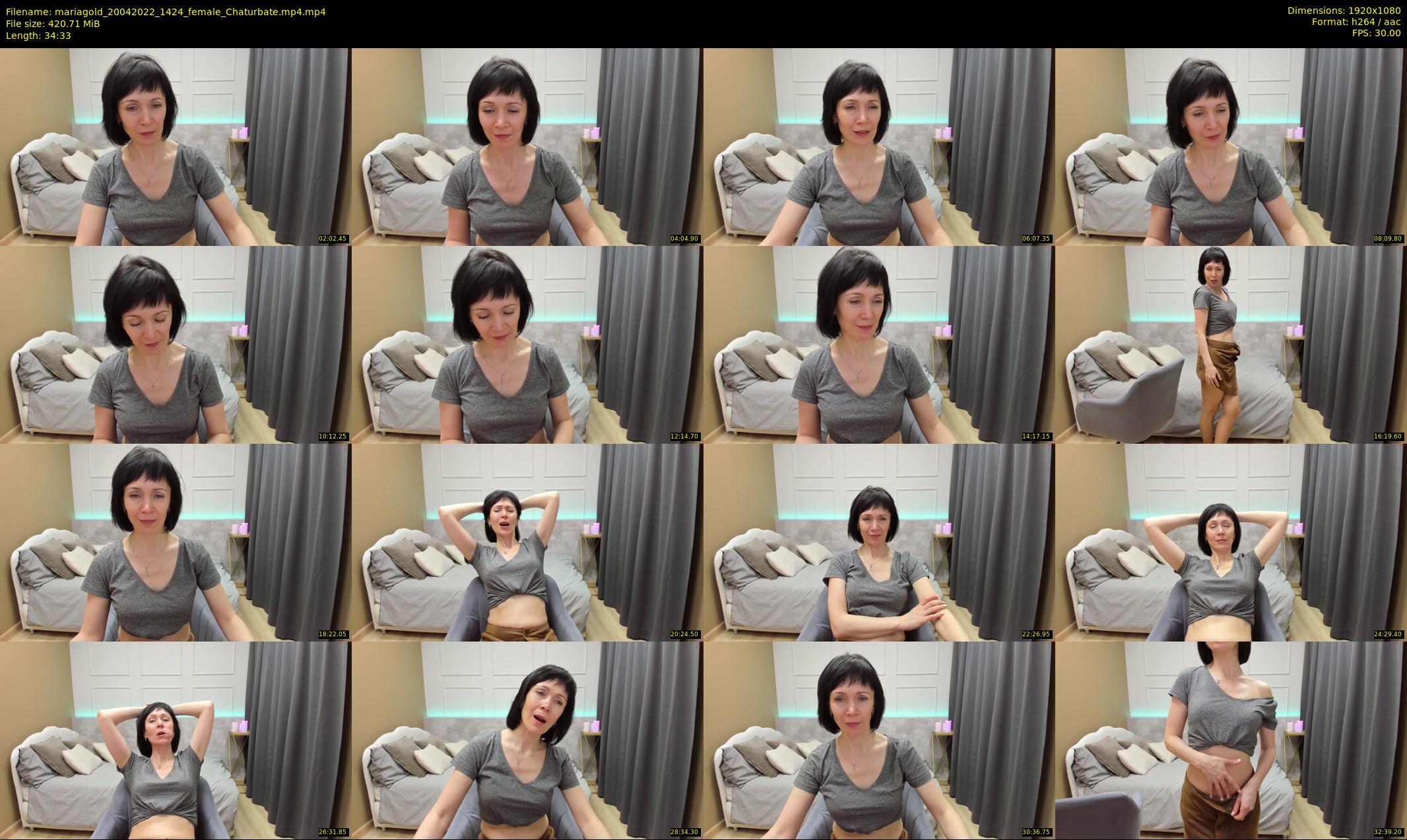 mariagold — 35 minute Chaturbate female cam show recording, 1080p, Apr 20, 2022