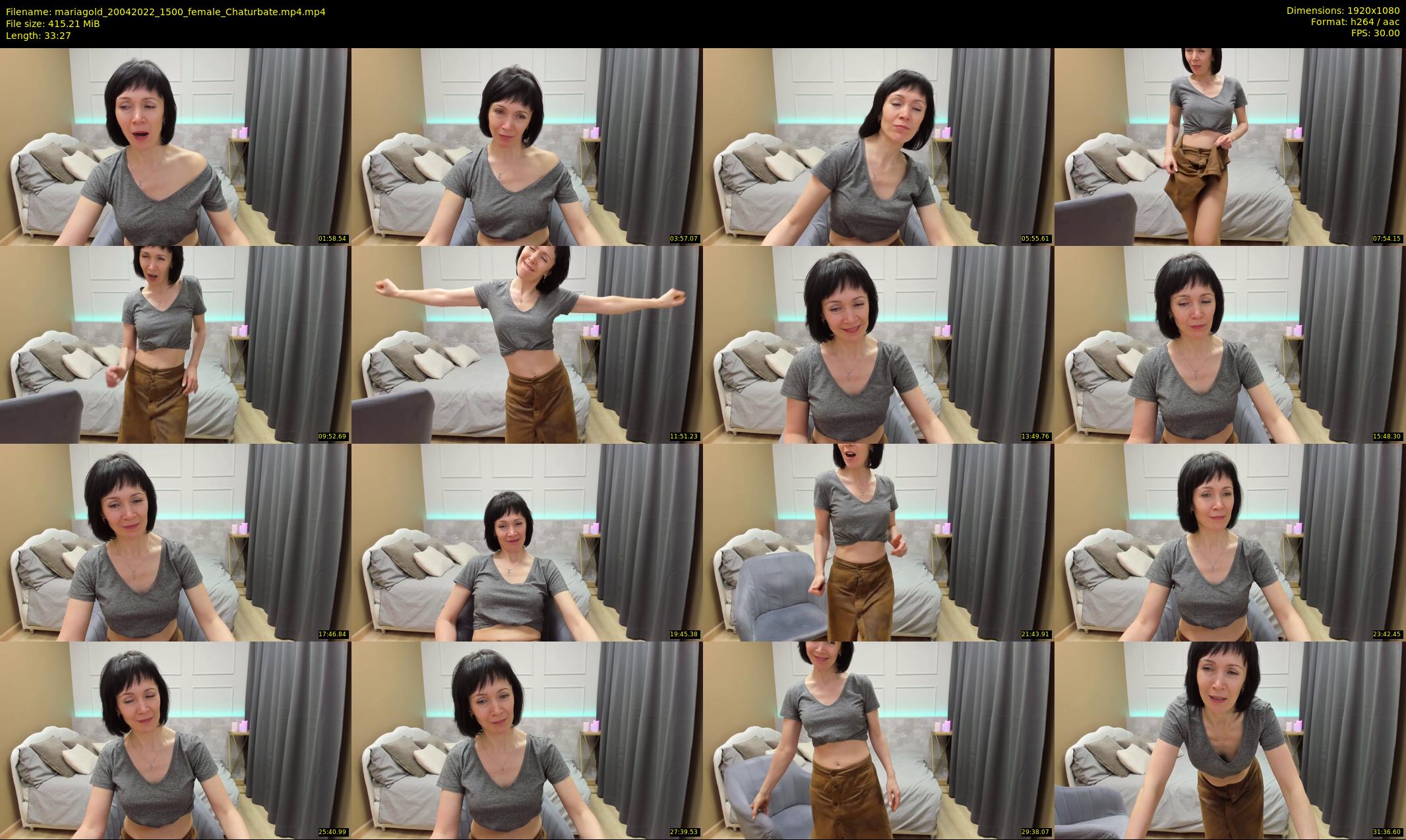 mariagold — 34 minute Chaturbate female cam show recording, 1080p, Apr 20, 2022