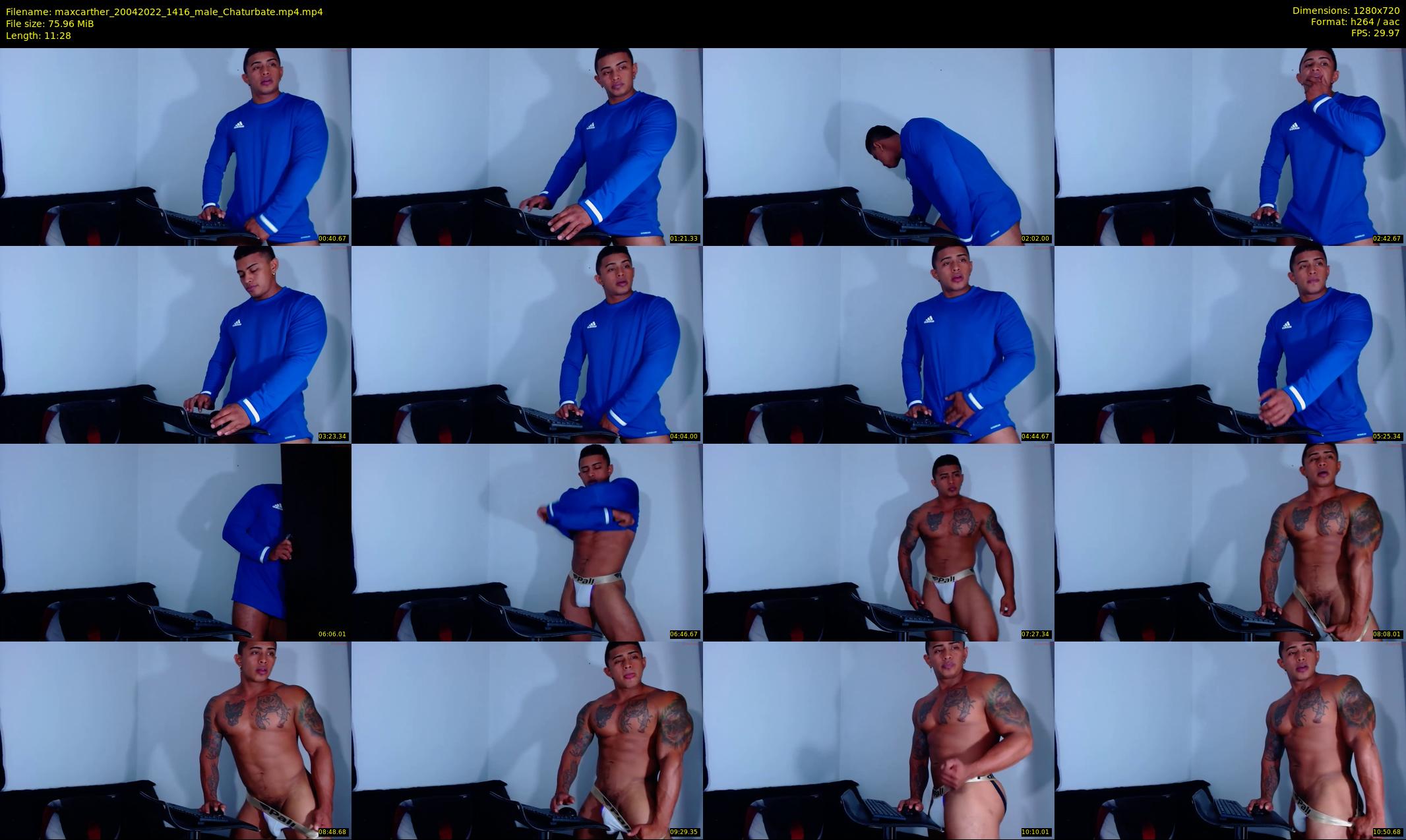 maxcarther — 12 minute Chaturbate male cam show recording, 720p, Apr 20, 2022