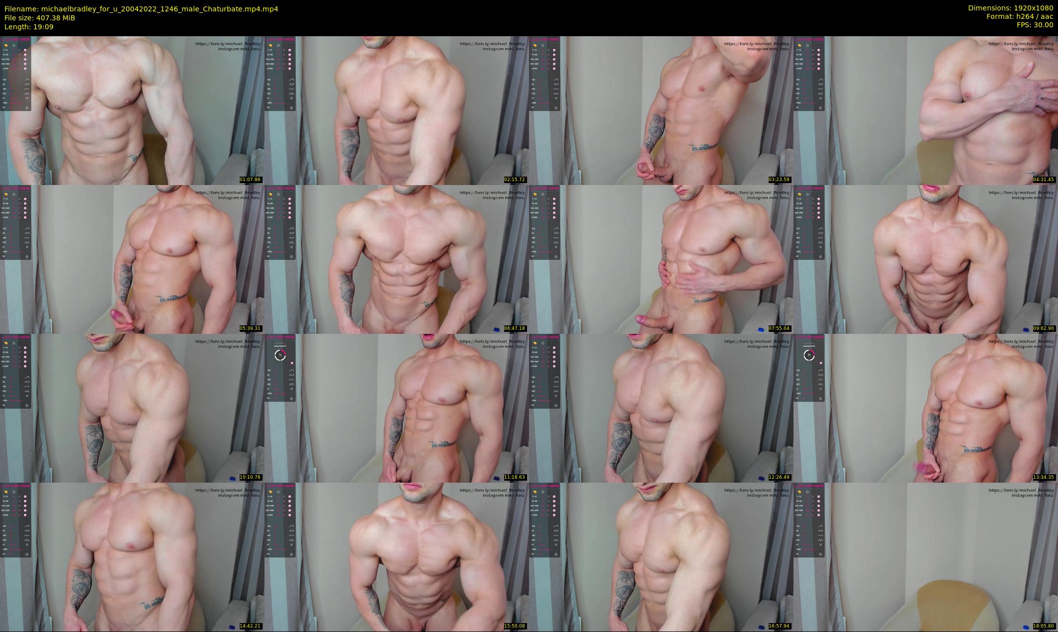 michaelbradley_for_u — 20 minute Chaturbate male cam show recording, 1080p, Apr 20, 2022