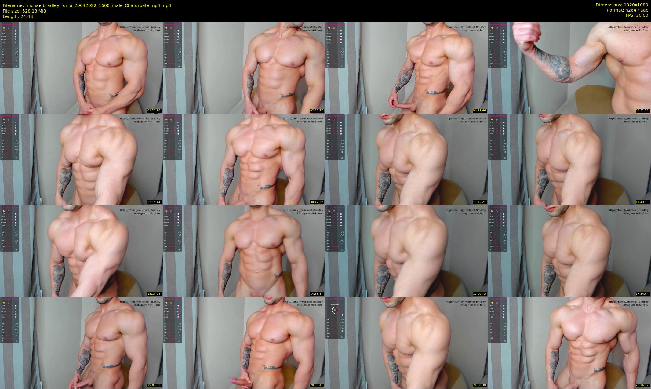 michaelbradley_for_u — 25 minute Chaturbate male cam show recording, 1080p, Apr 20, 2022