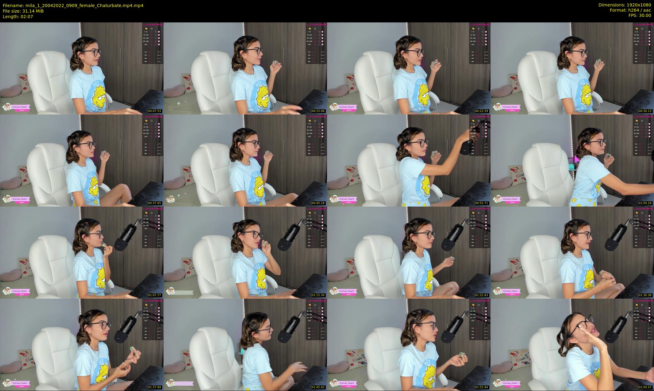 mila_1 — 3 minute Chaturbate female cam show recording, 1080p, Apr 20, 2022