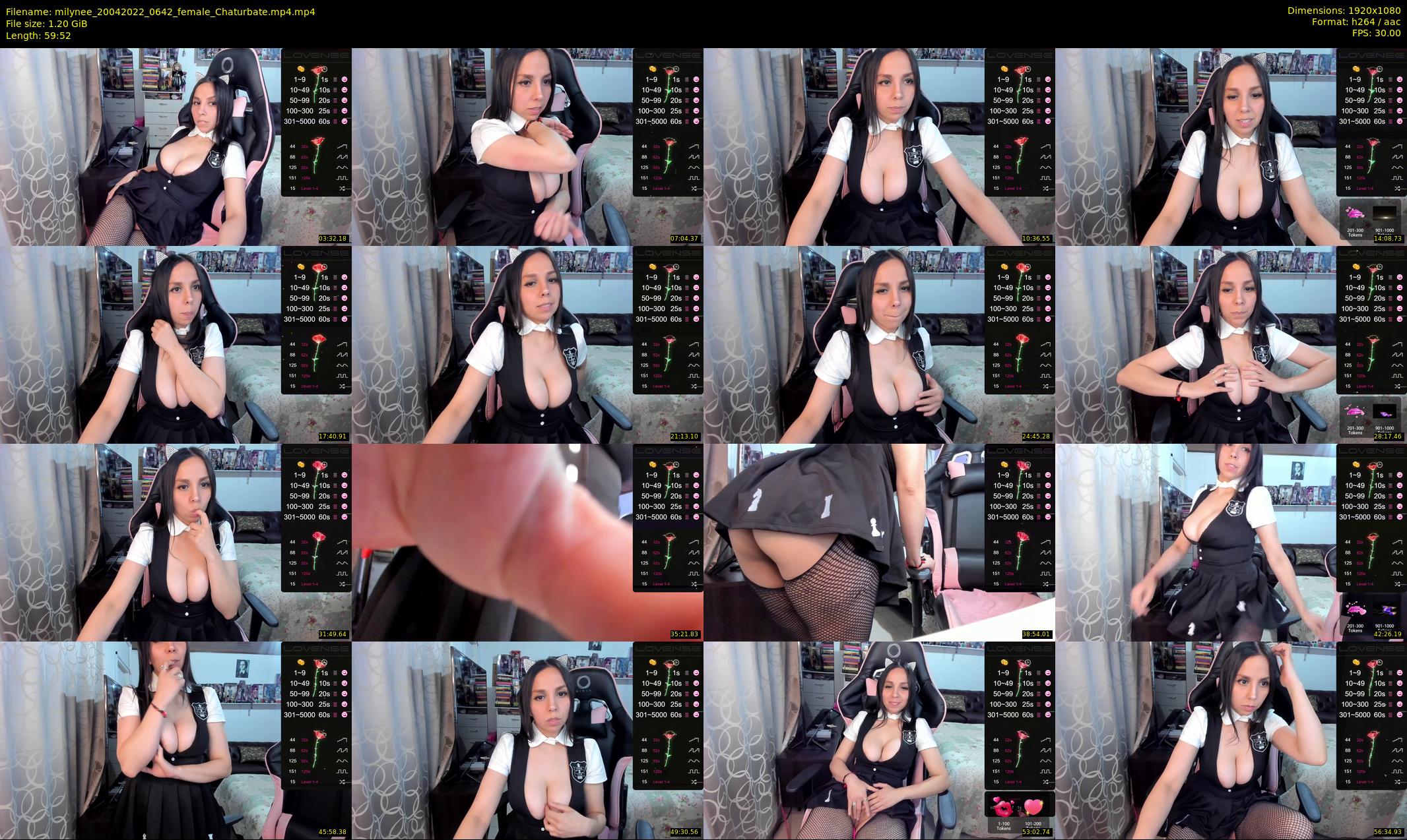 milynee — 60 minute Chaturbate female cam show recording, 1080p, Apr 20, 2022