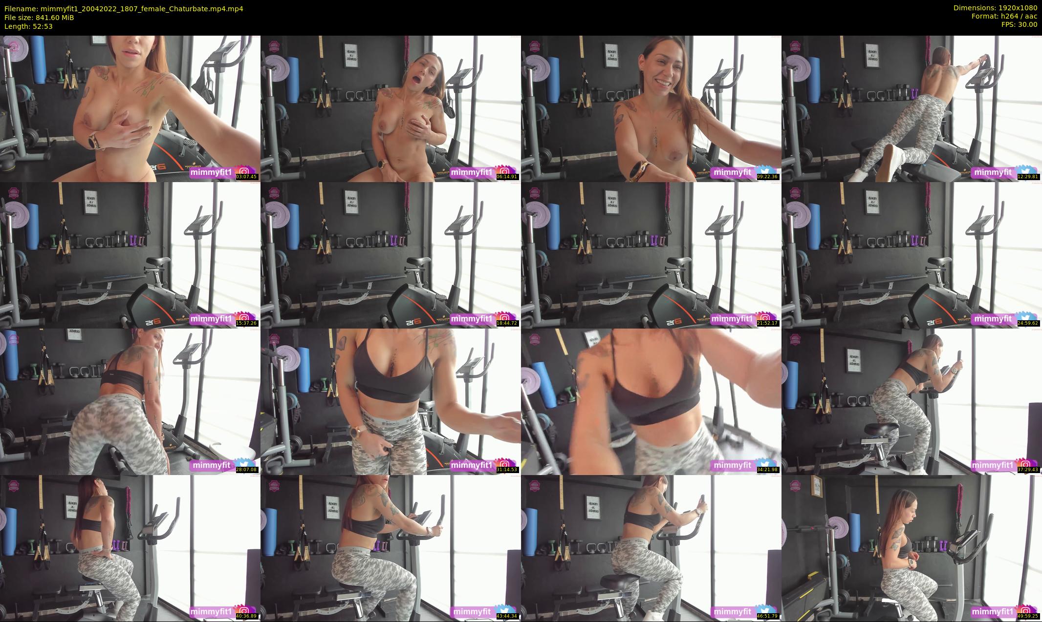 mimmyfit1 — 53 minute Chaturbate female cam show recording, 1080p, Apr 20, 2022