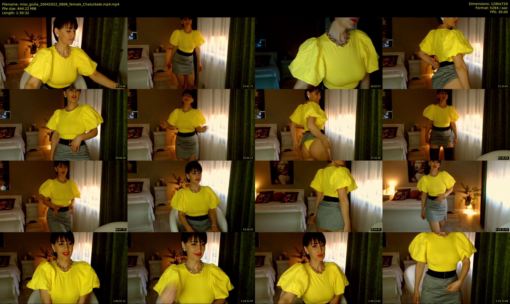 miss_giulia — 91 minute Chaturbate female cam show recording, 720p, Apr 20, 2022