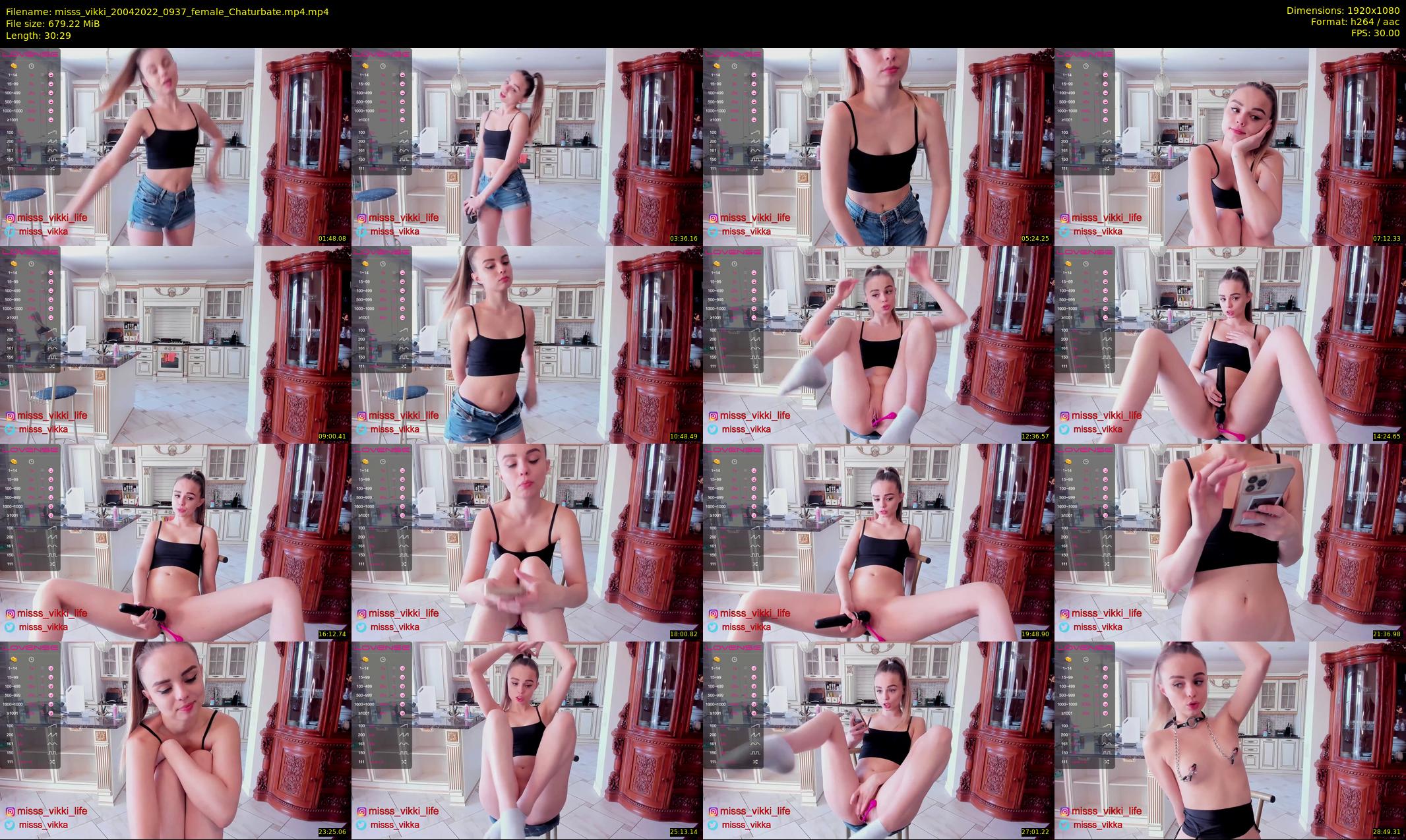 misss_vikki — 31 minute Chaturbate female cam show recording, 1080p, Apr 20, 2022