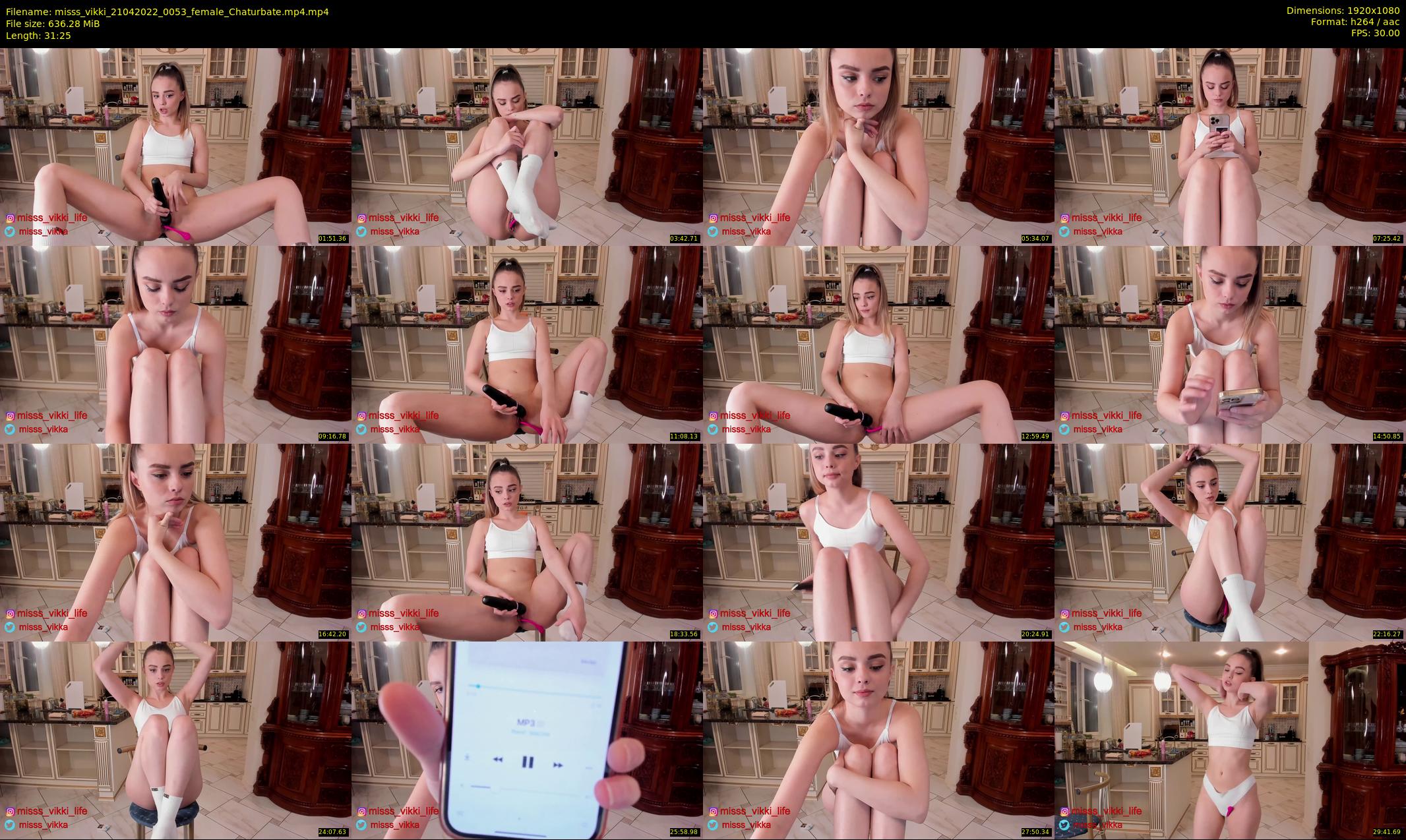 misss_vikki — 32 minute Chaturbate female cam show recording, 1080p, Apr 21, 2022