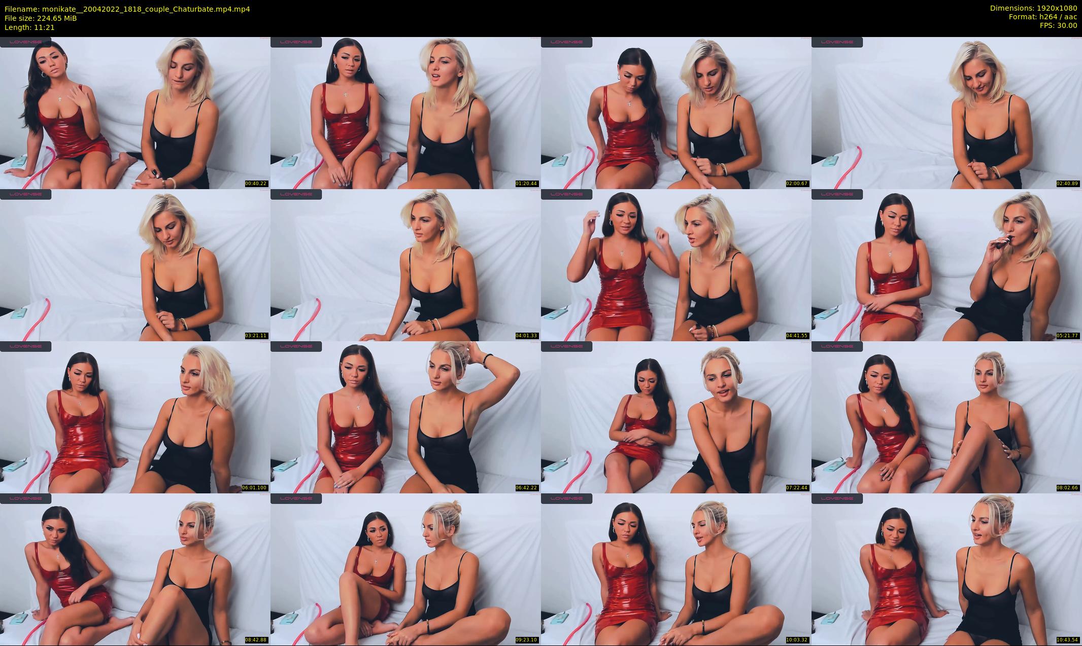 monikate_ — 12 minute Chaturbate couple cam show recording, 1080p, Apr 20, 2022