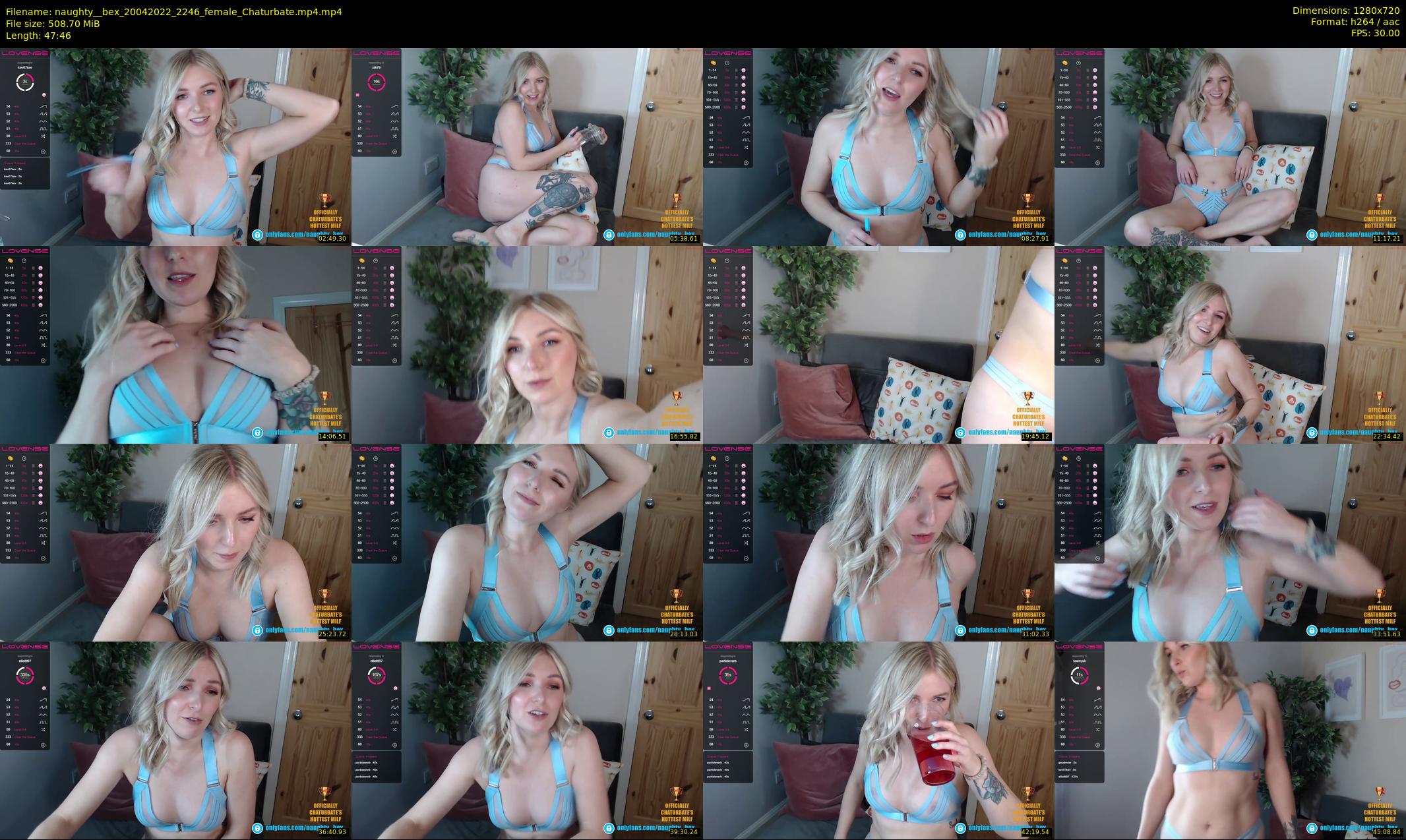 naughty__bex — 48 minute Chaturbate female cam show recording, 720p, Apr 20, 2022