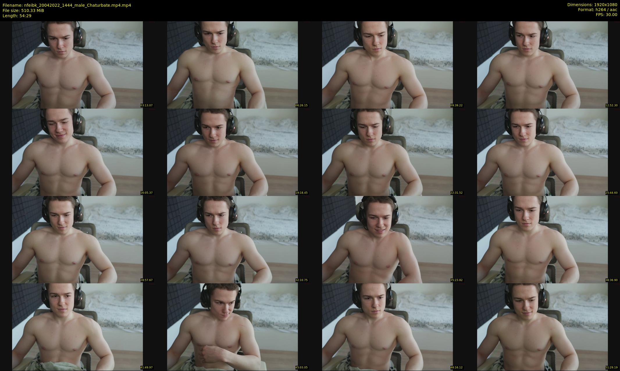 nfeibk — 55 minute Chaturbate male cam show recording, 1080p, Apr 20, 2022