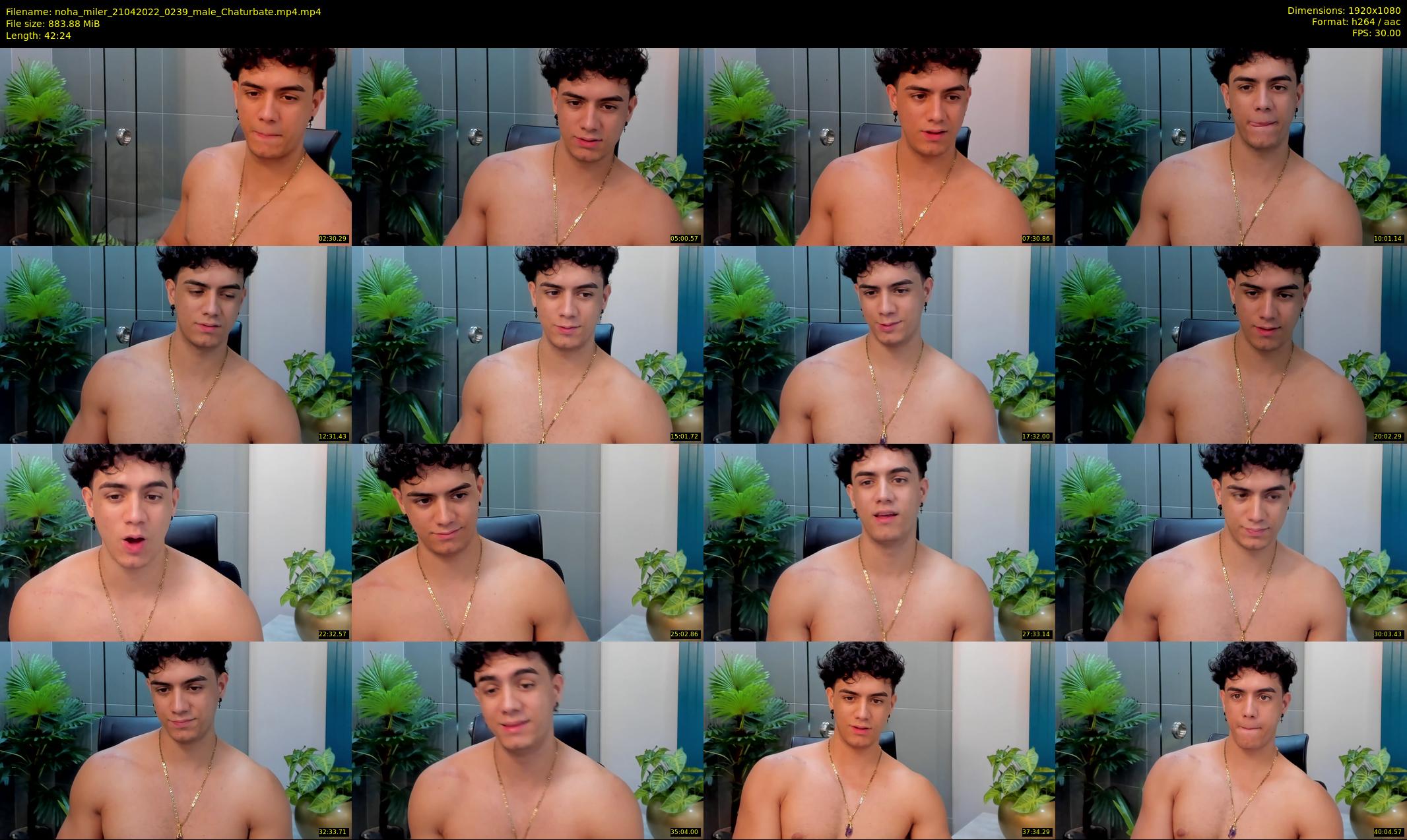 noha_miler — 43 minute Chaturbate male cam show recording, 1080p, Apr 21, 2022
