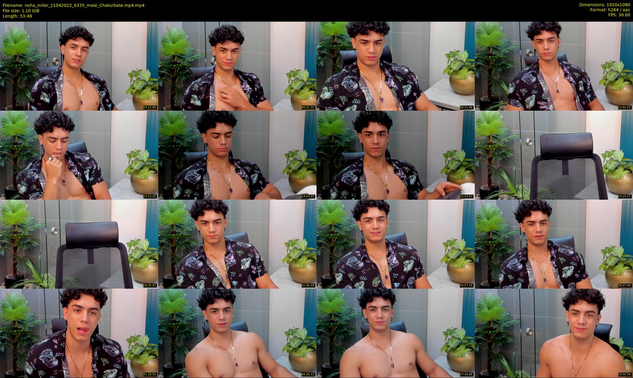 noha_miler — 54 minute Chaturbate male cam show recording, 1080p, Apr 21, 2022