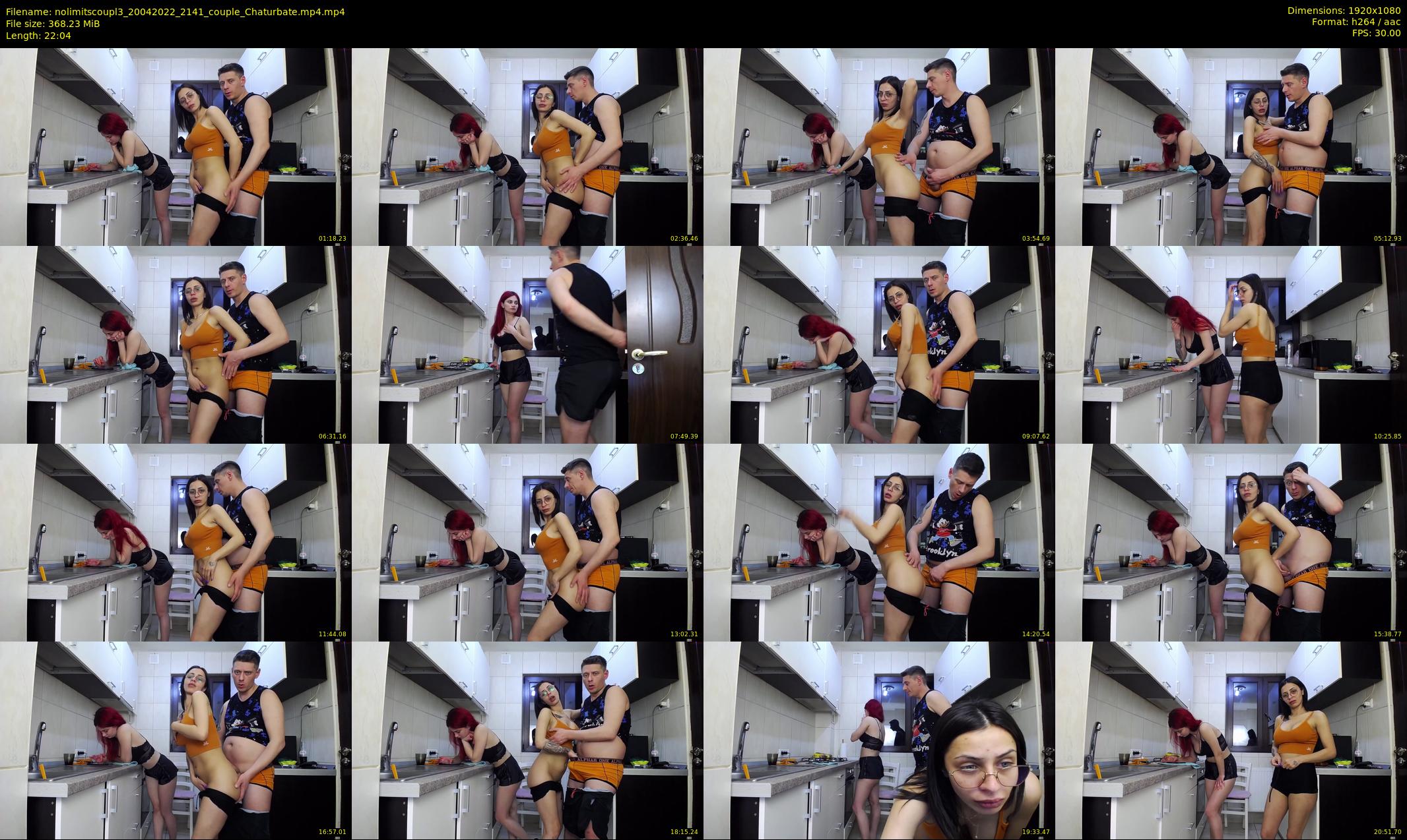 nolimitscoupl3 — 23 minute Chaturbate couple cam show recording, 1080p, Apr 20, 2022