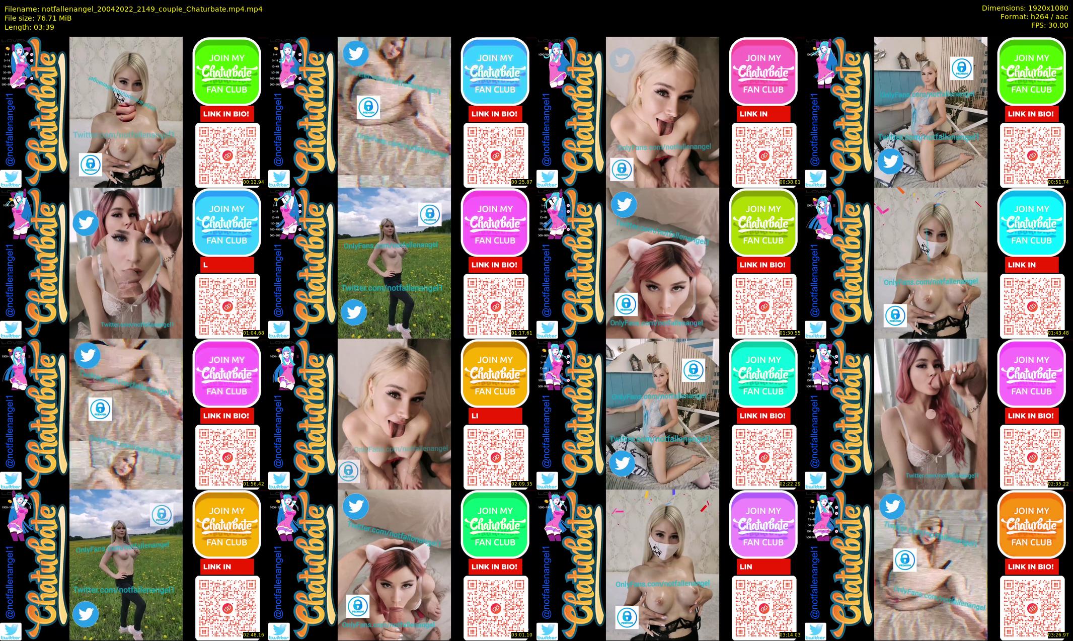 notfallenangel — 4 minute Chaturbate couple cam show recording, 1080p, Apr 20, 2022