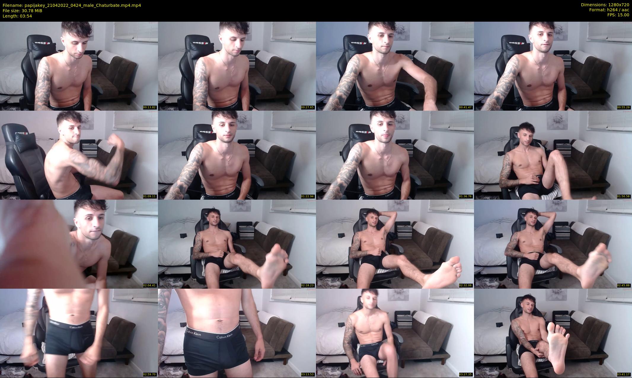 papijakey — 4 minute Chaturbate male cam show recording, 720p, Apr 21, 2022