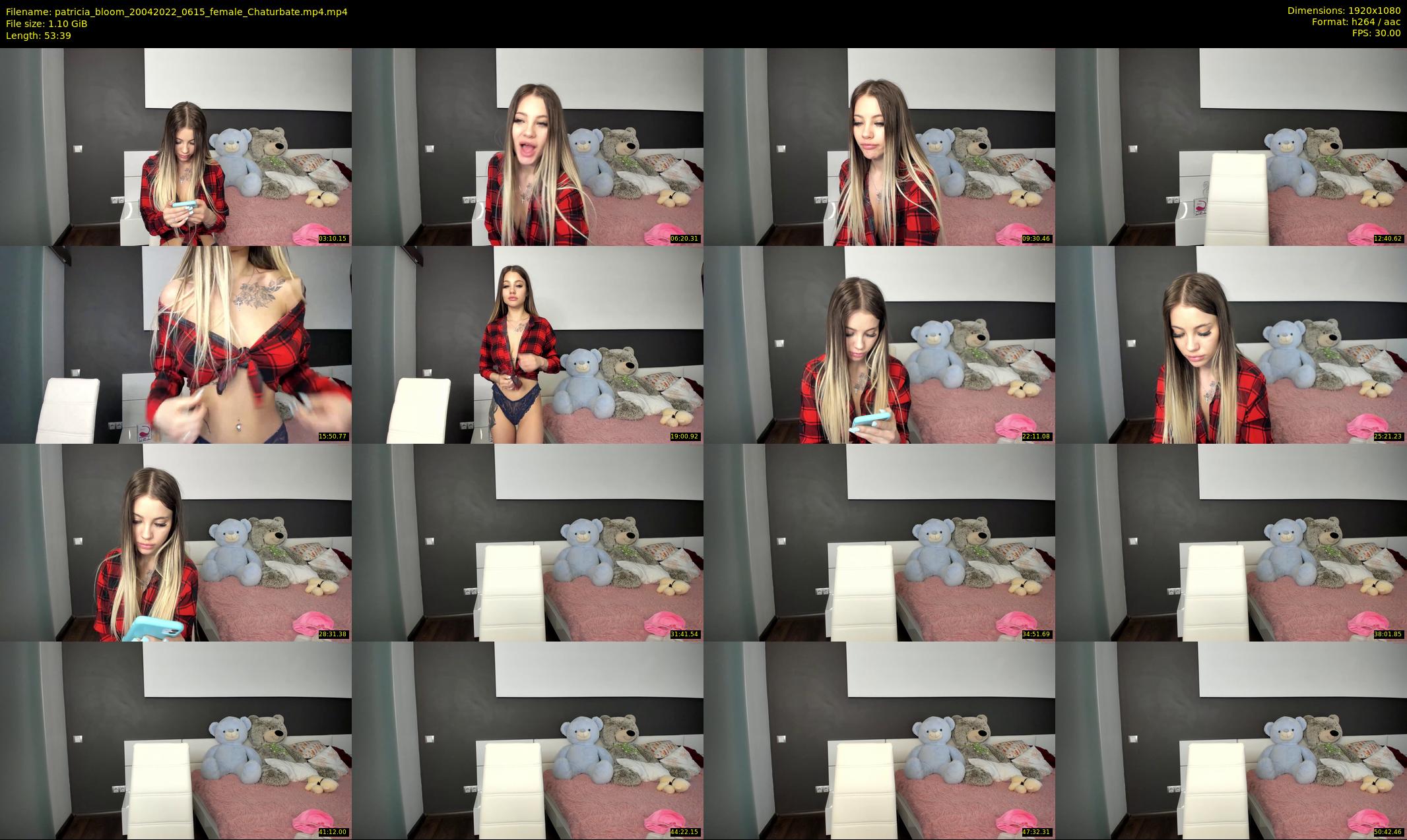 patricia_bloom — 54 minute Chaturbate female cam show recording, 1080p, Apr 20, 2022