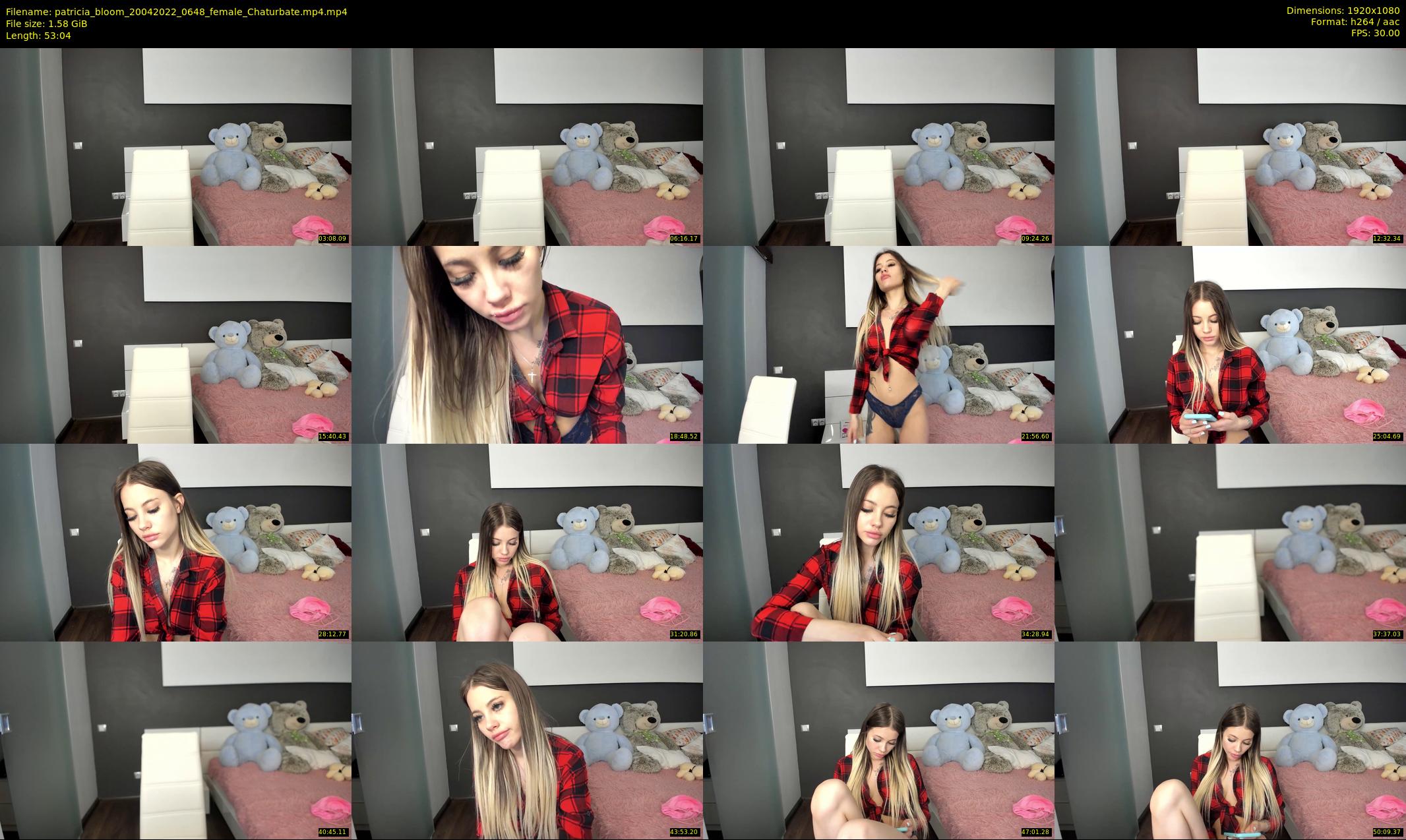 patricia_bloom — 54 minute Chaturbate female cam show recording, 1080p, Apr 20, 2022