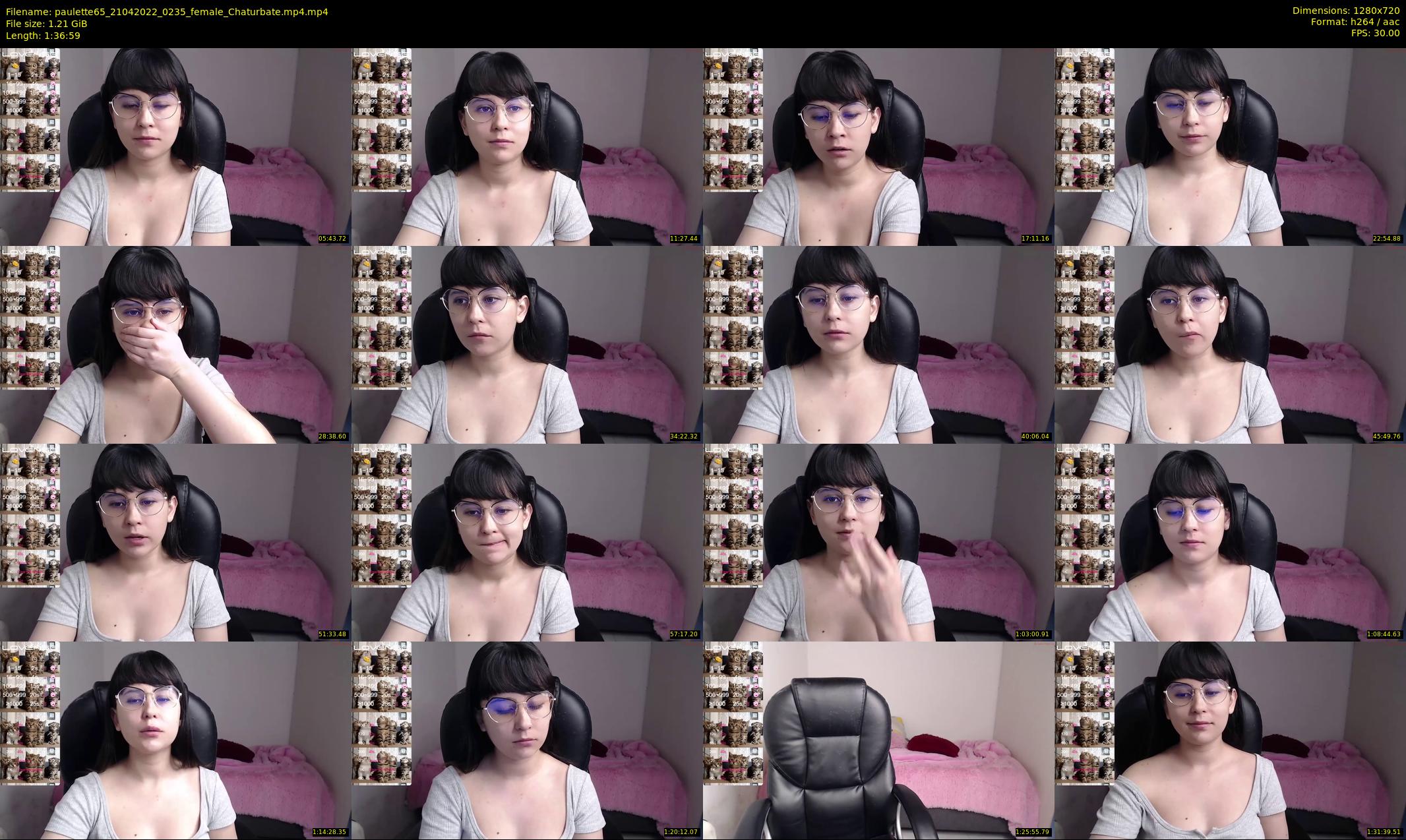 paulette65 — 97 minute Chaturbate female cam show recording, 720p, Apr 21, 2022