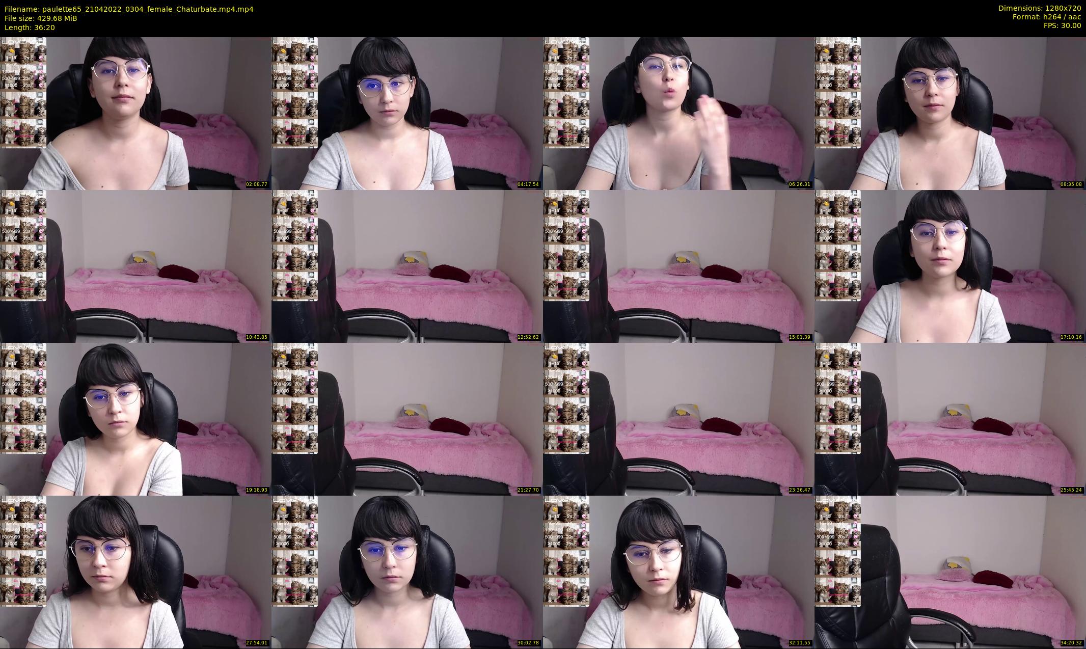 paulette65 — 37 minute Chaturbate female cam show recording, 720p, Apr 21, 2022