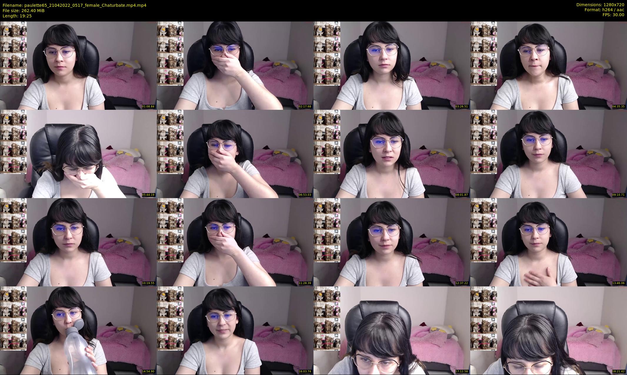 paulette65 — 20 minute Chaturbate female cam show recording, 720p, Apr 21, 2022
